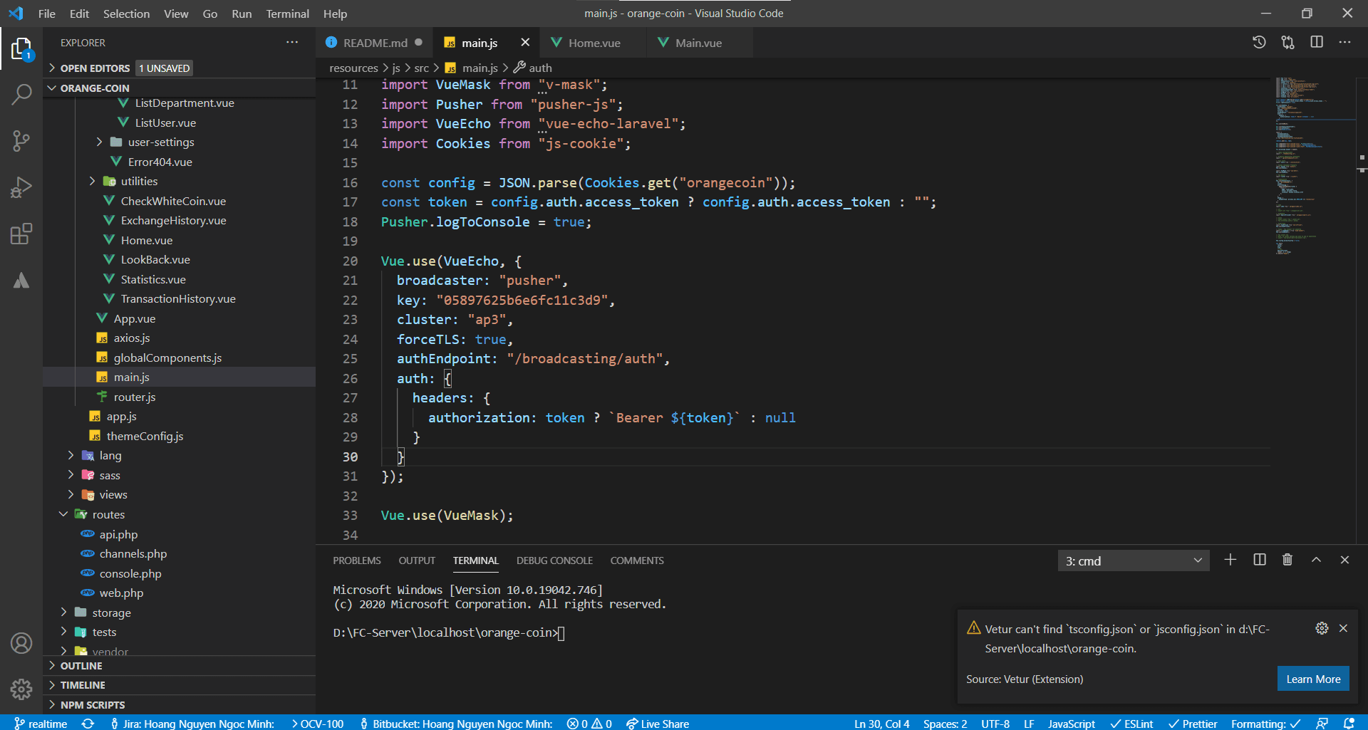 How I built Realtime in Laravel + VueJS