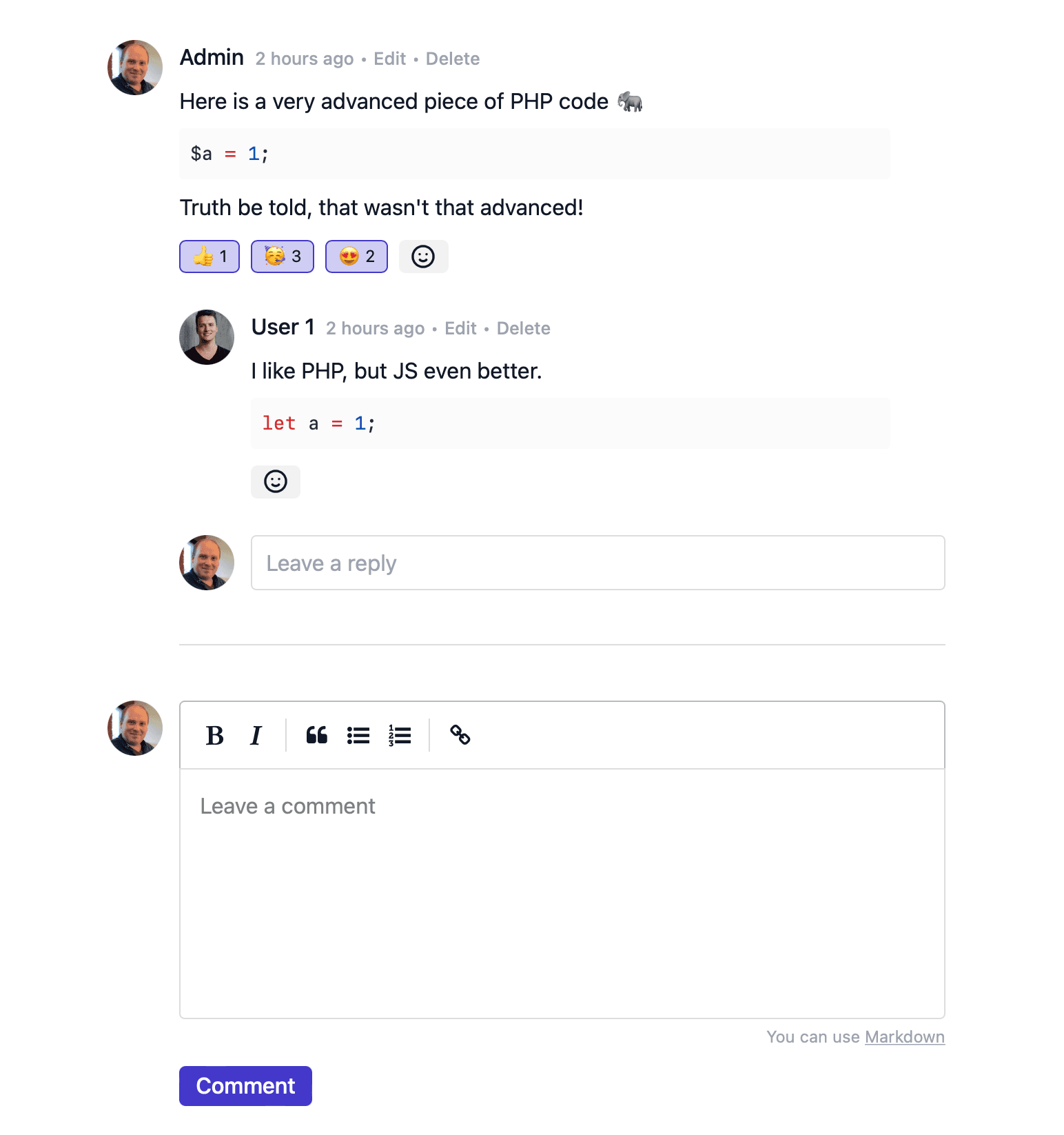 Laravel Comments Package - Spatie