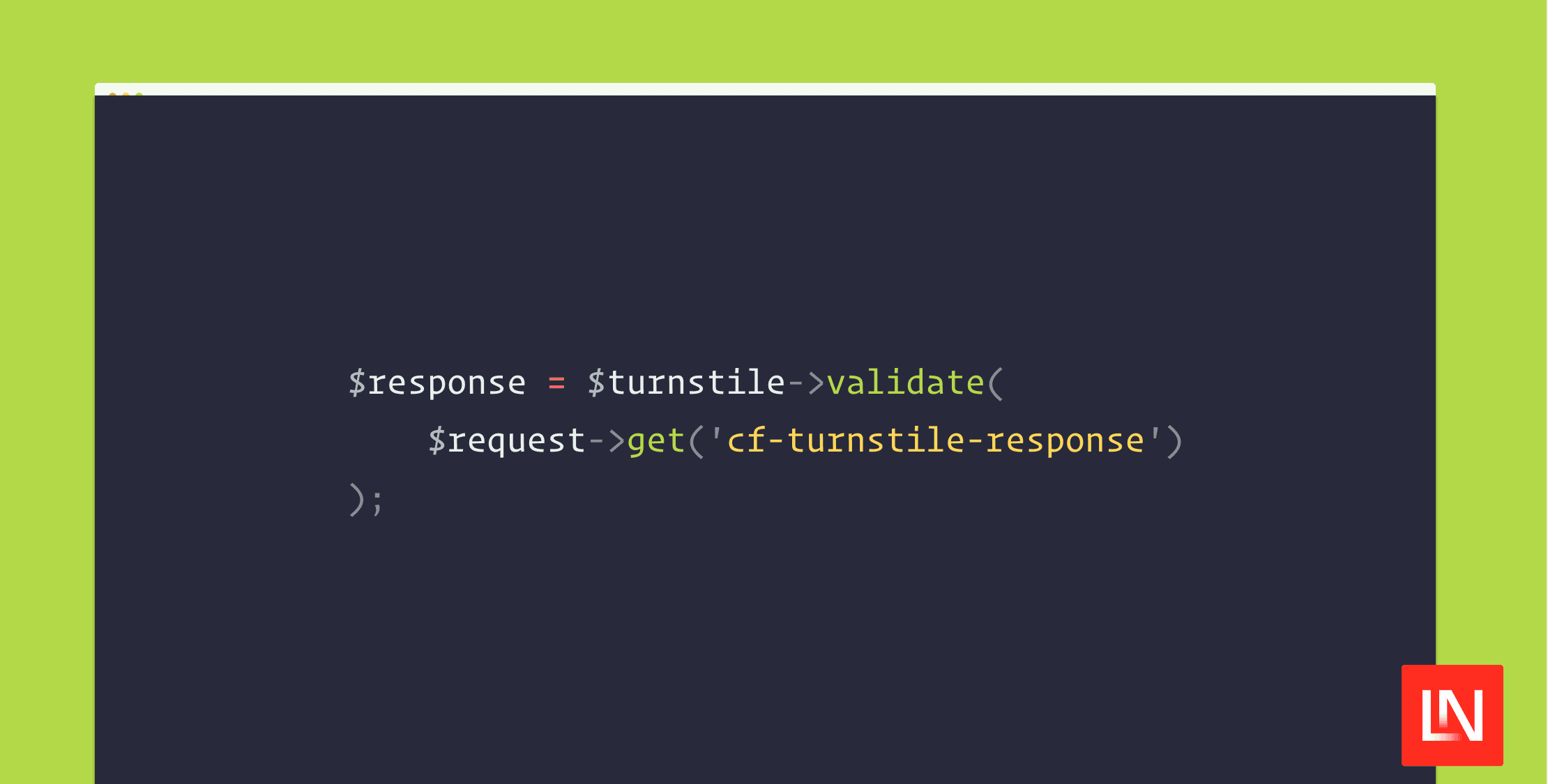 Cloudflare's Turnstile Captcha for Laravel