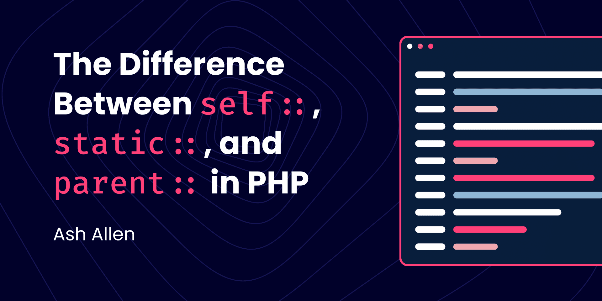The Difference Between self::, static::, and parent:: in PHP