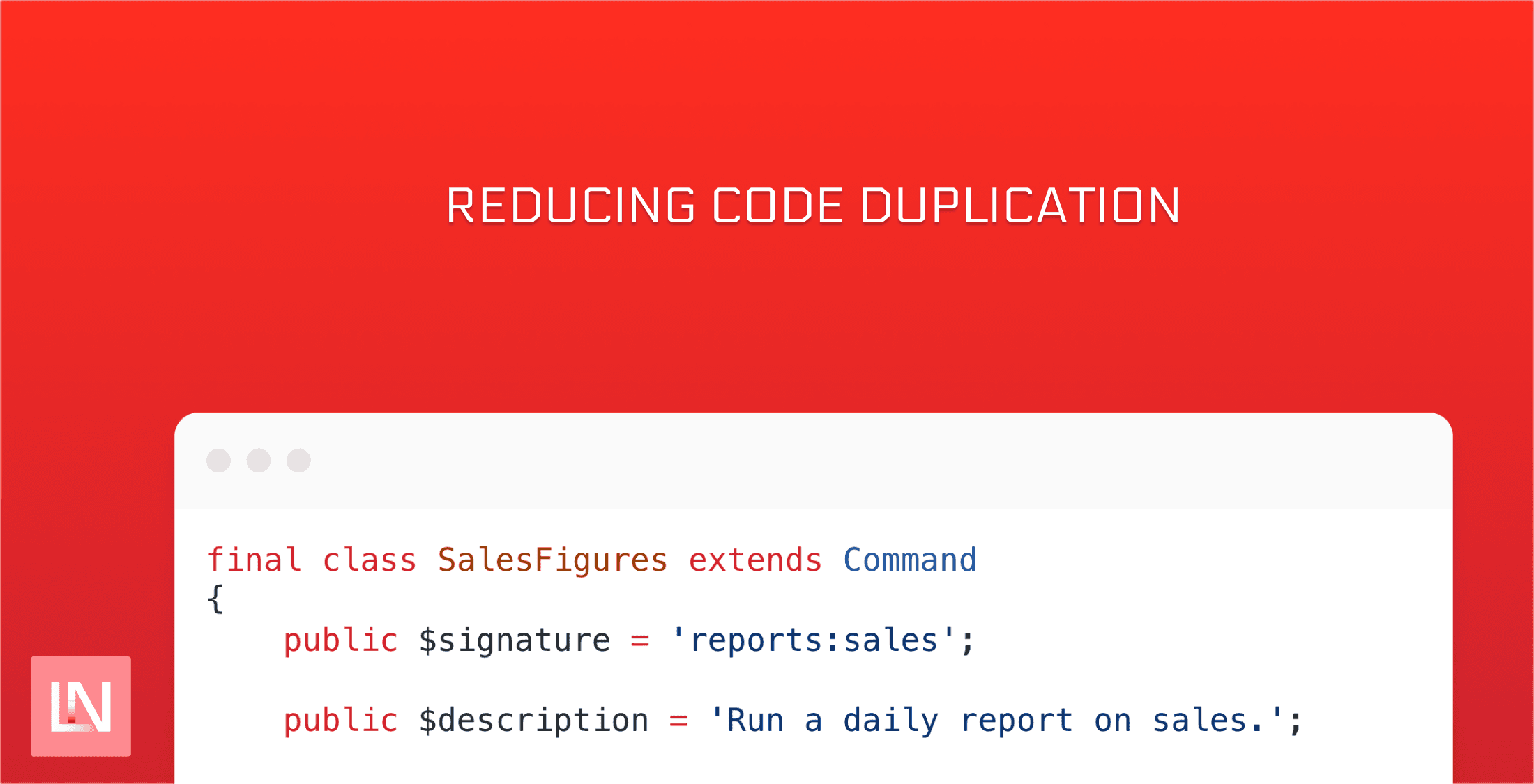 Reducing code duplication