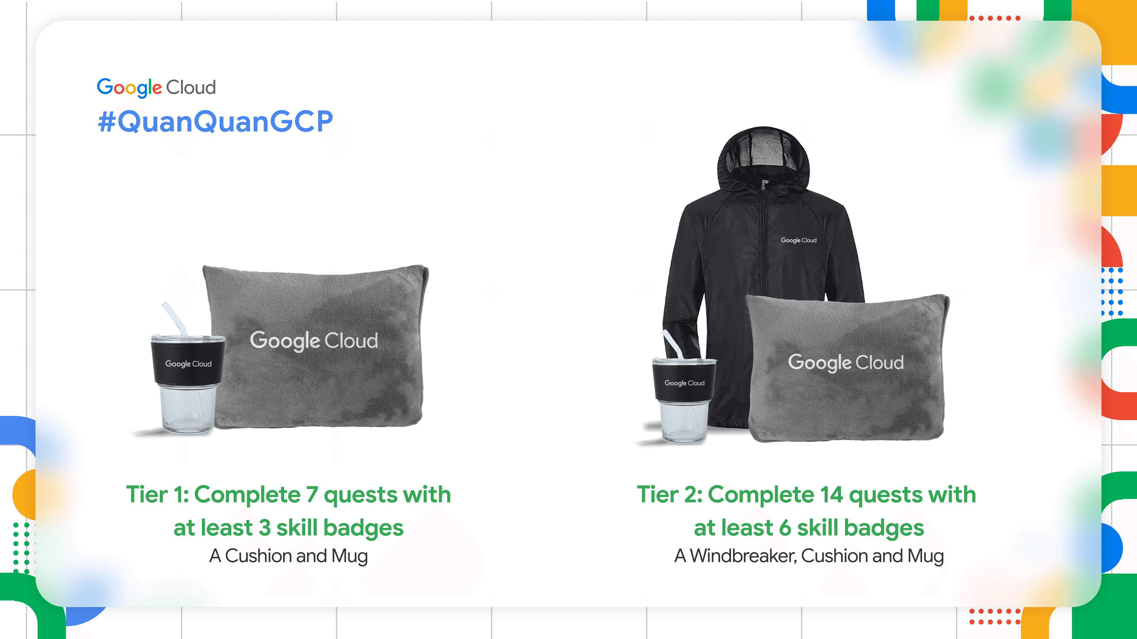 Google Cloud #QuanQuanGCP Mùa 6: Khám Phá AI/ML và Cơ Hội Nhận Quà Tặng!