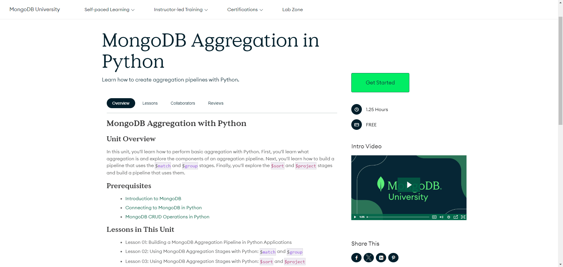 MongoDB Aggregation in Python