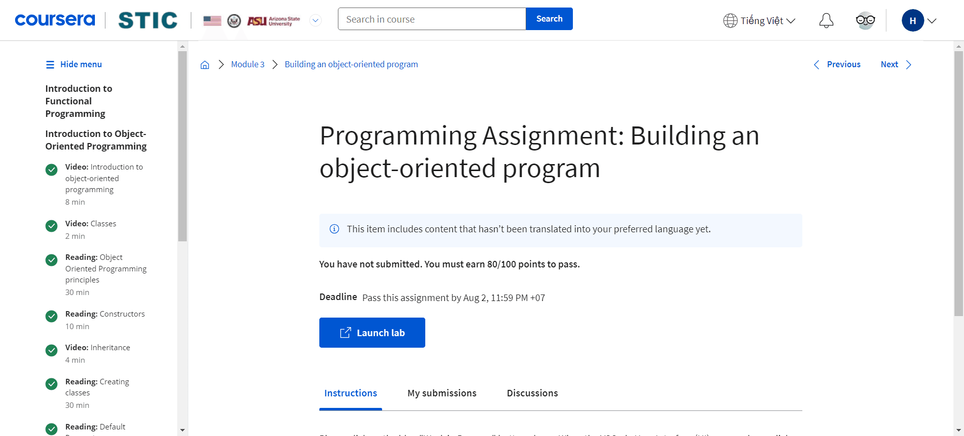 Lab Instructions: Object Oriented Programming in Javascript