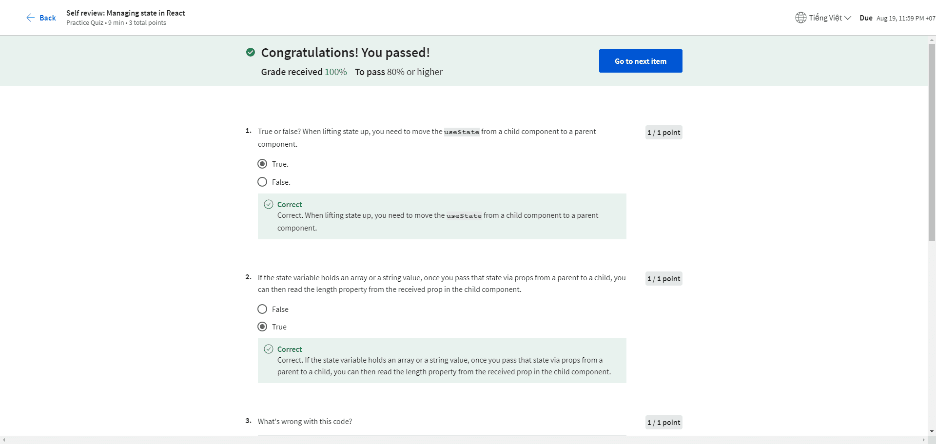 Self review: Managing state in React