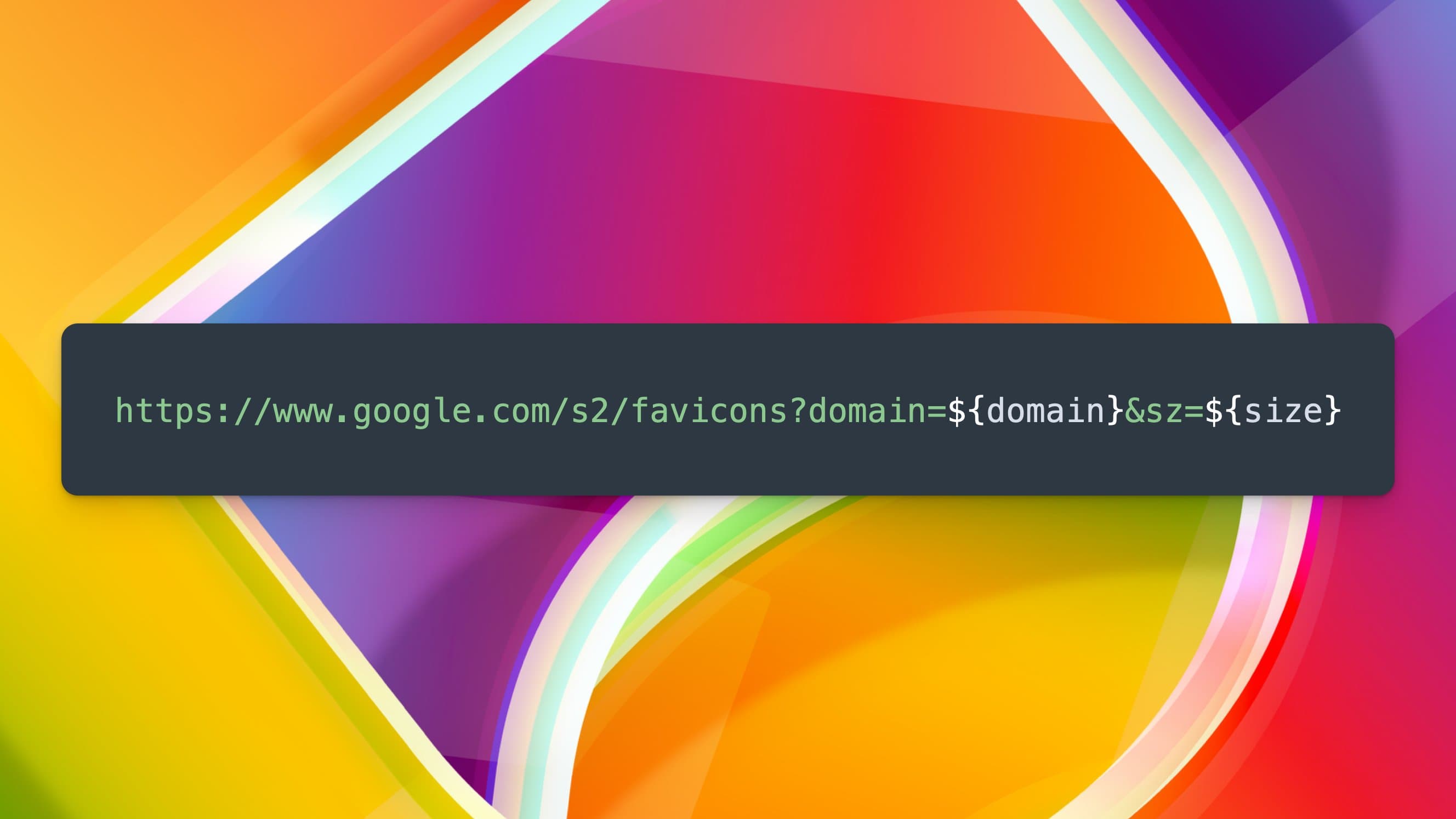 Google API that allows you to retrieve favicons from any domain