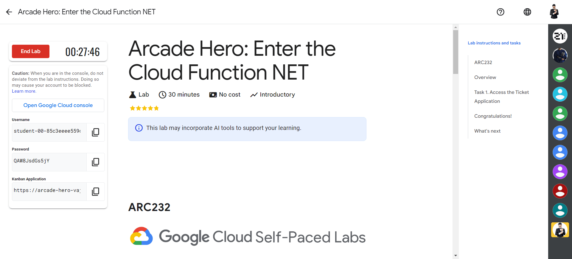 Arcade Hero: Enter the Cloud Function NET - ARC232