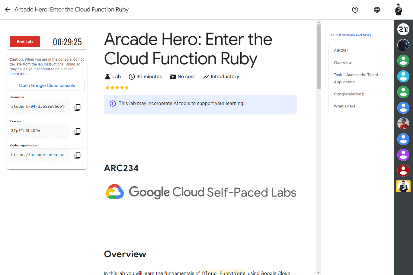 Arcade Hero: Enter the Cloud Function Ruby - ARC234