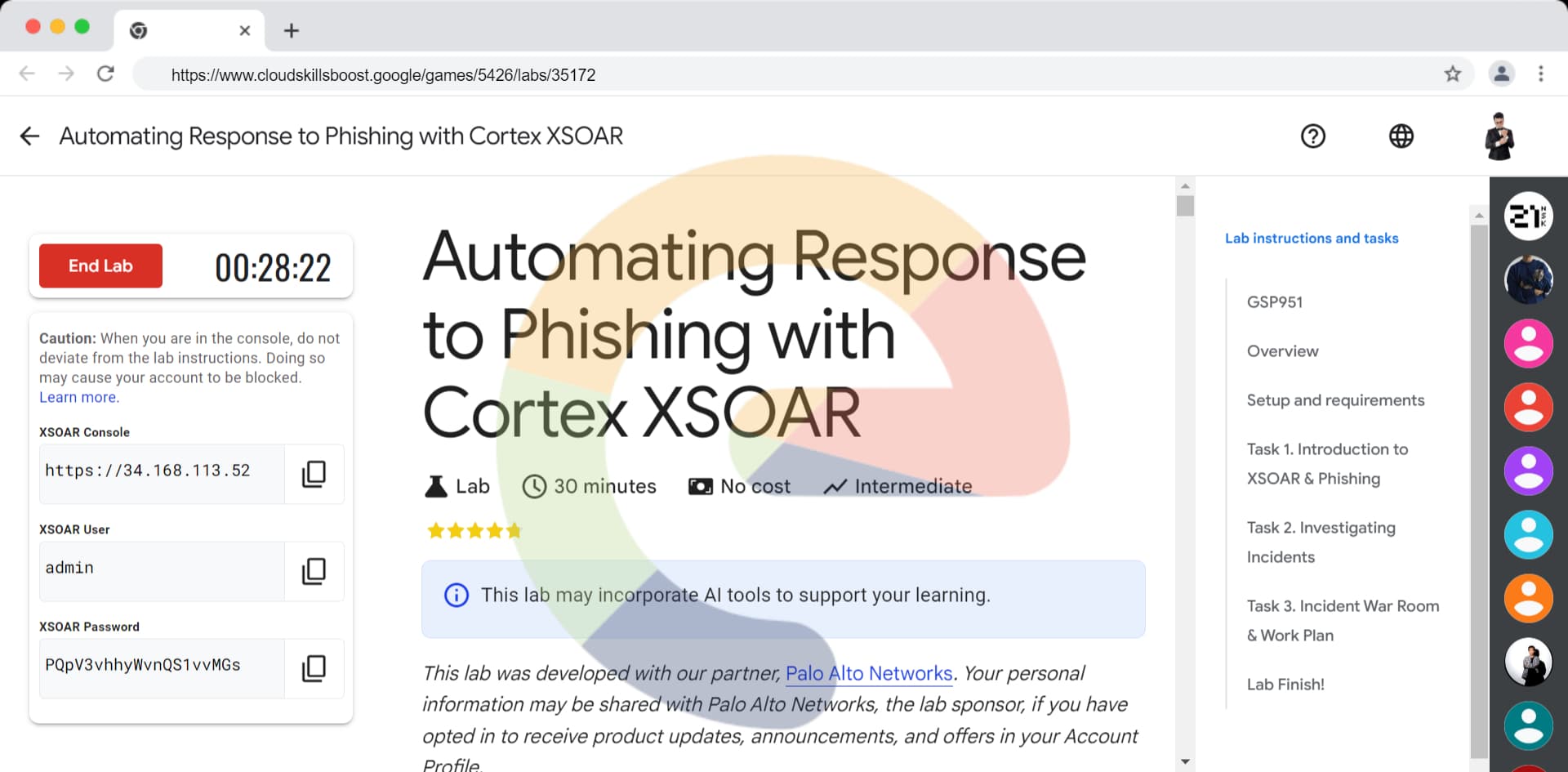 Automating Response to Phishing with Cortex XSOAR - GSP951