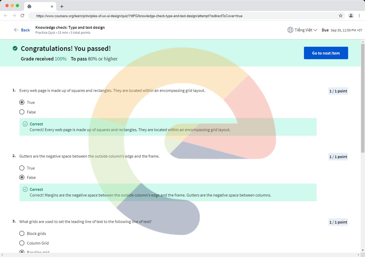 Knowledge check: Type and text design - UI/UX