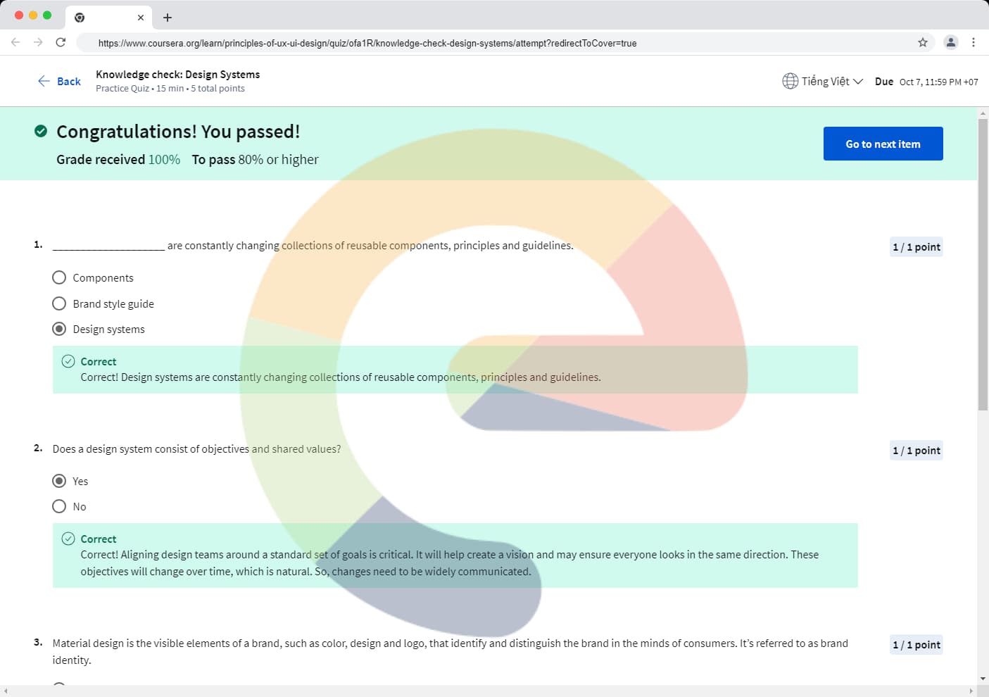 Knowledge check: Design Systems - UI/UX