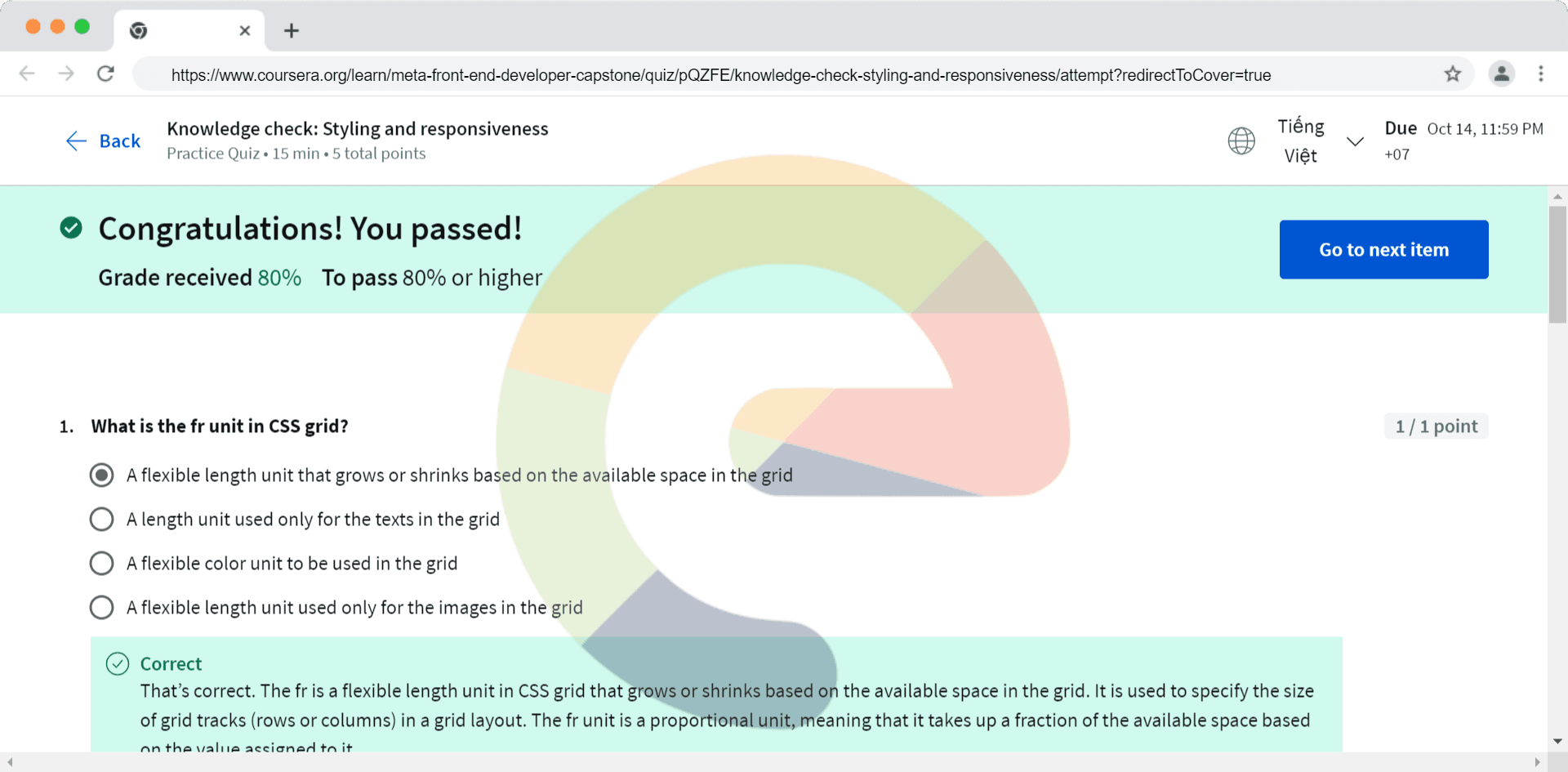 Knowledge check: Styling and responsiveness
