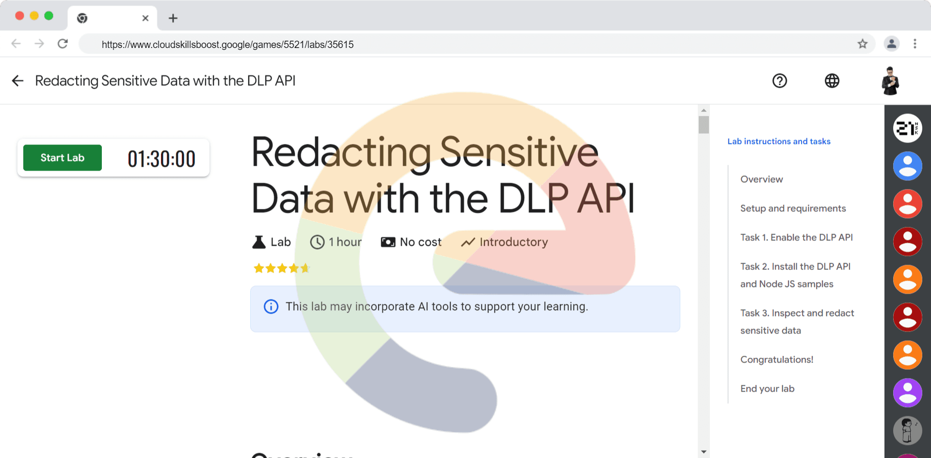 Redacting Sensitive Data with the DLP API (Solution)