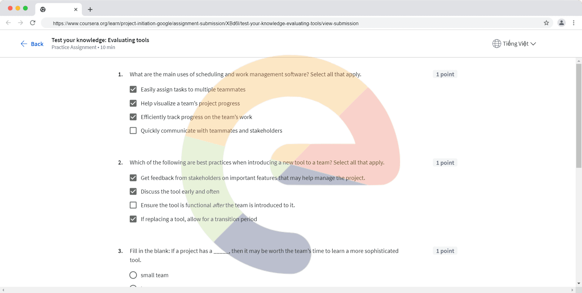 Test your knowledge: Evaluating tools