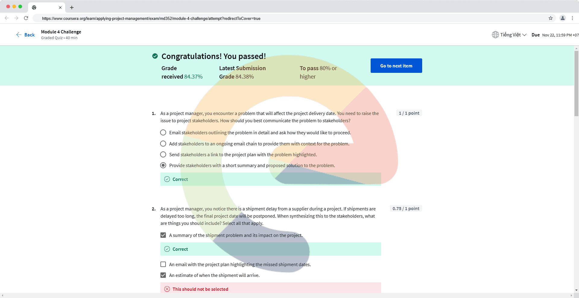 Capstone: Applying Project Management in the Real World - Module 4 Challenge