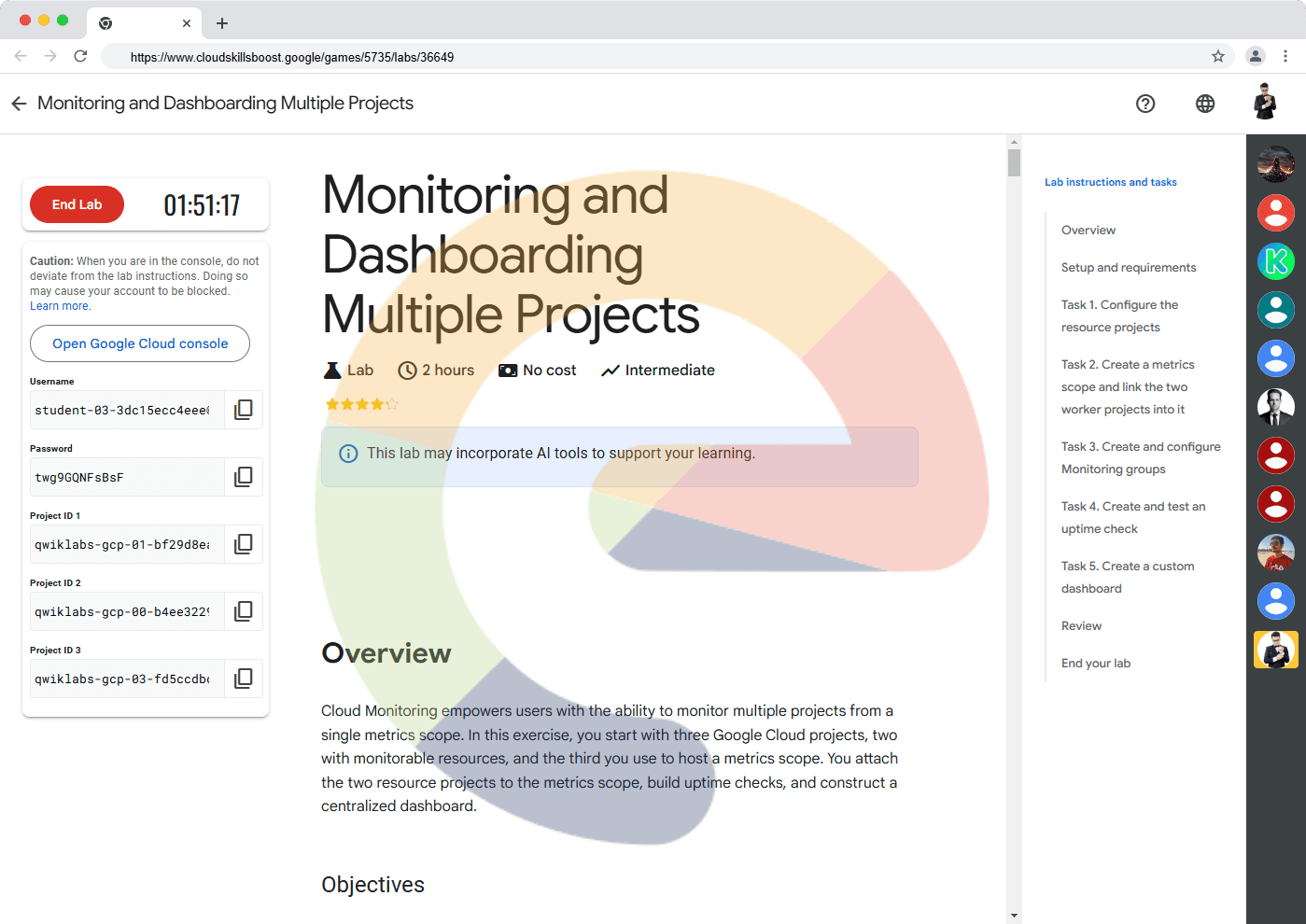 Monitoring and Dashboarding Multiple Projects