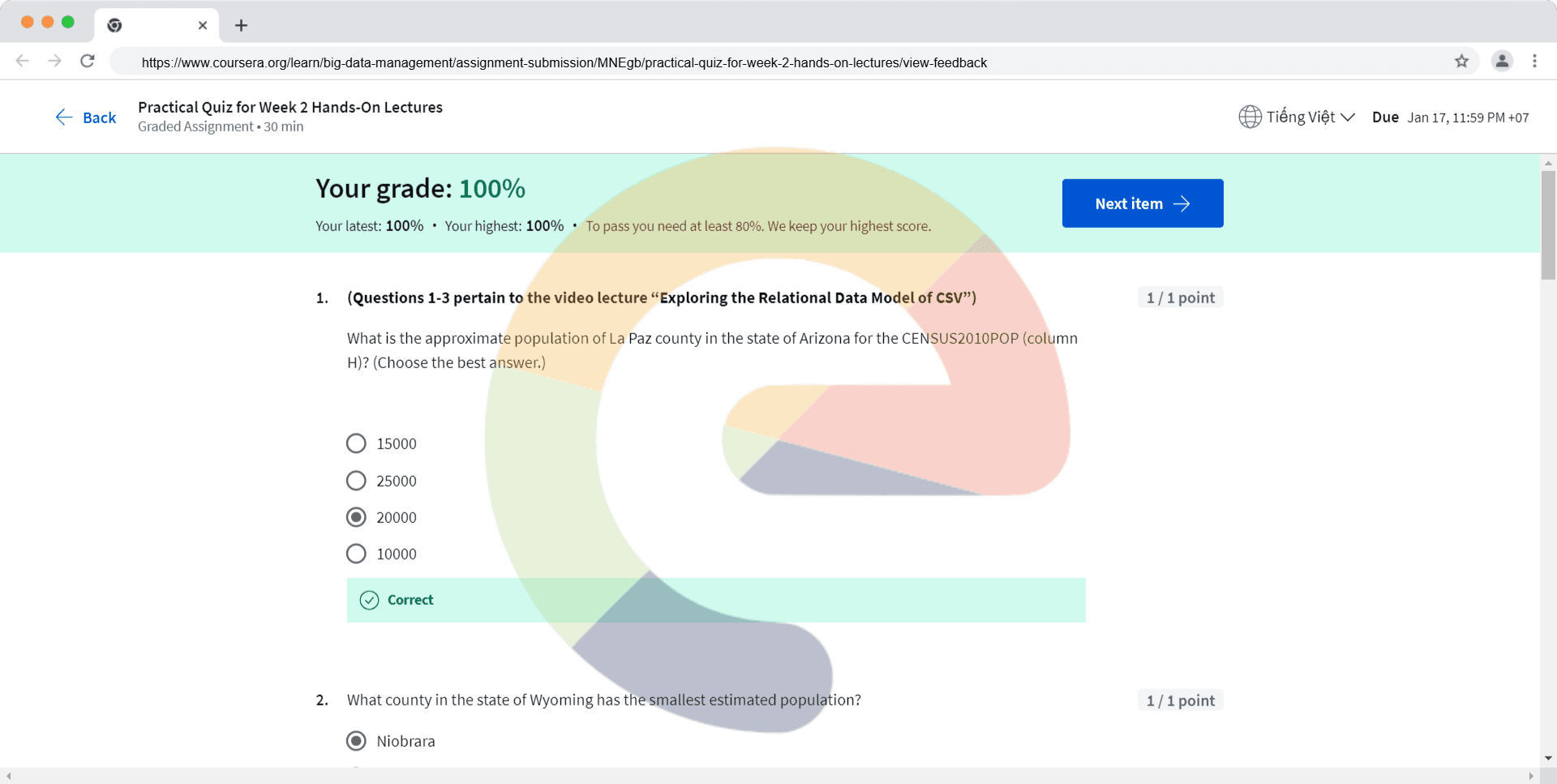 Quiz 1 - Practical Quiz for Week 2 Hands-On Lectures