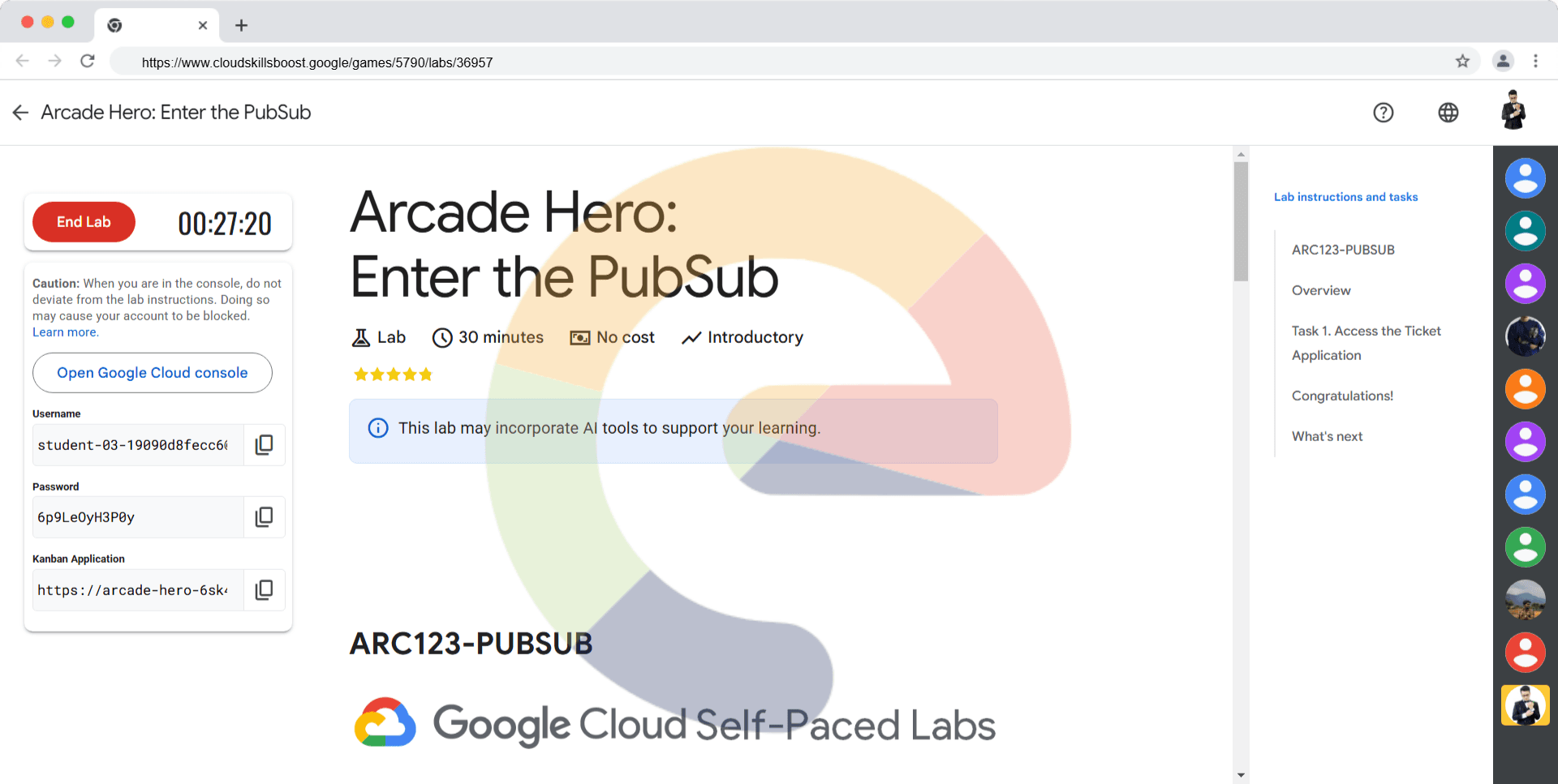 Arcade Hero: Enter the PubSub - ARC123-PUBSUB