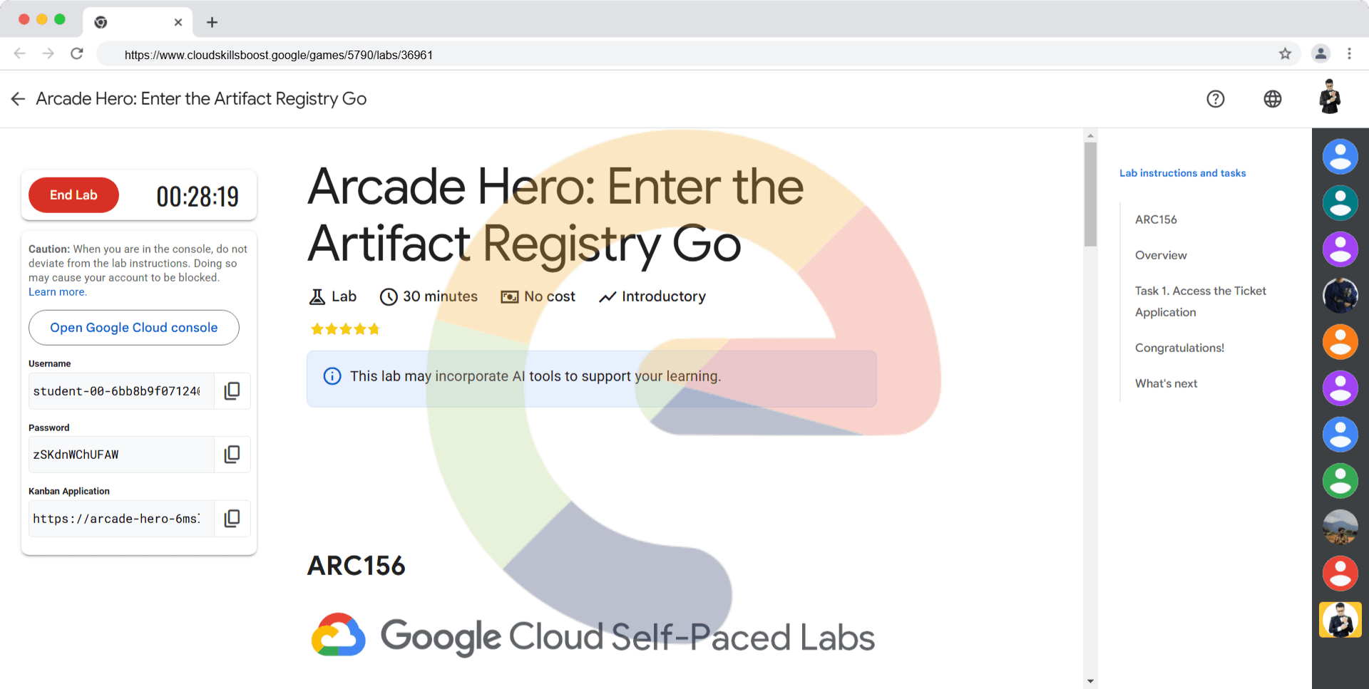 Arcade Hero: Enter the Artifact Registry Go - ARC156