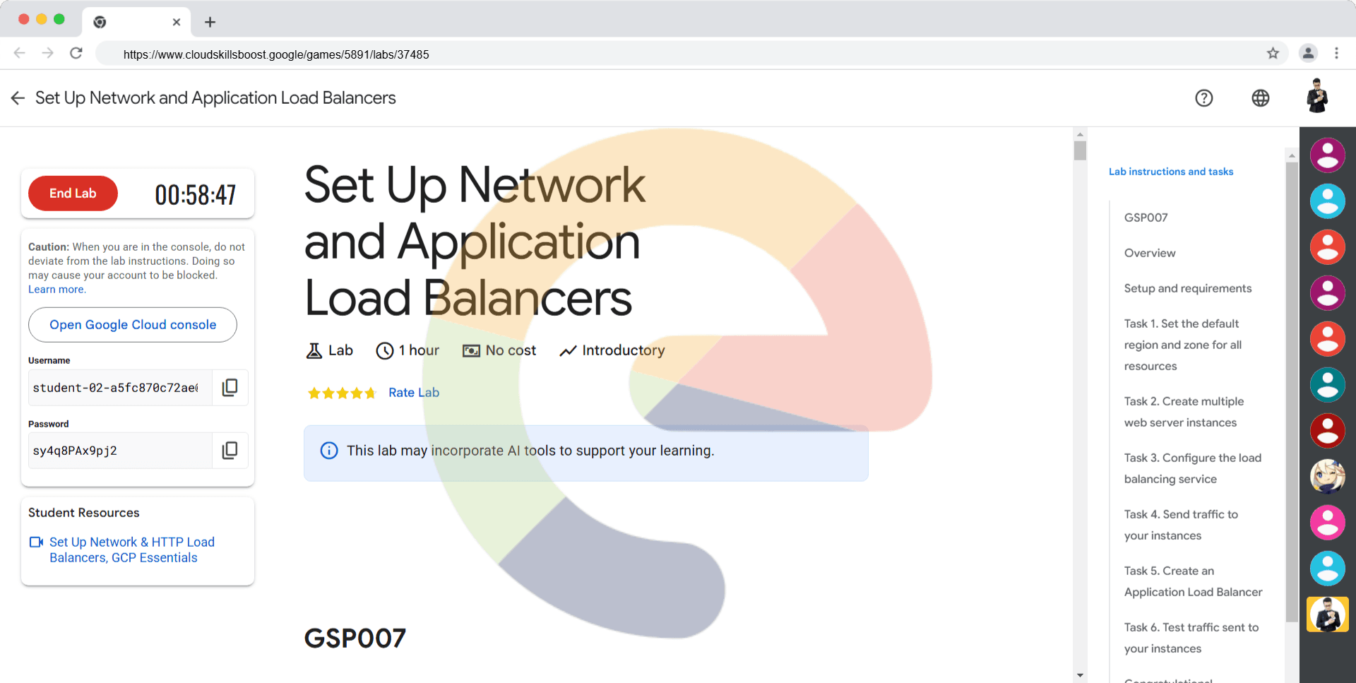 Set Up Network and Application Load Balancers - GSP007