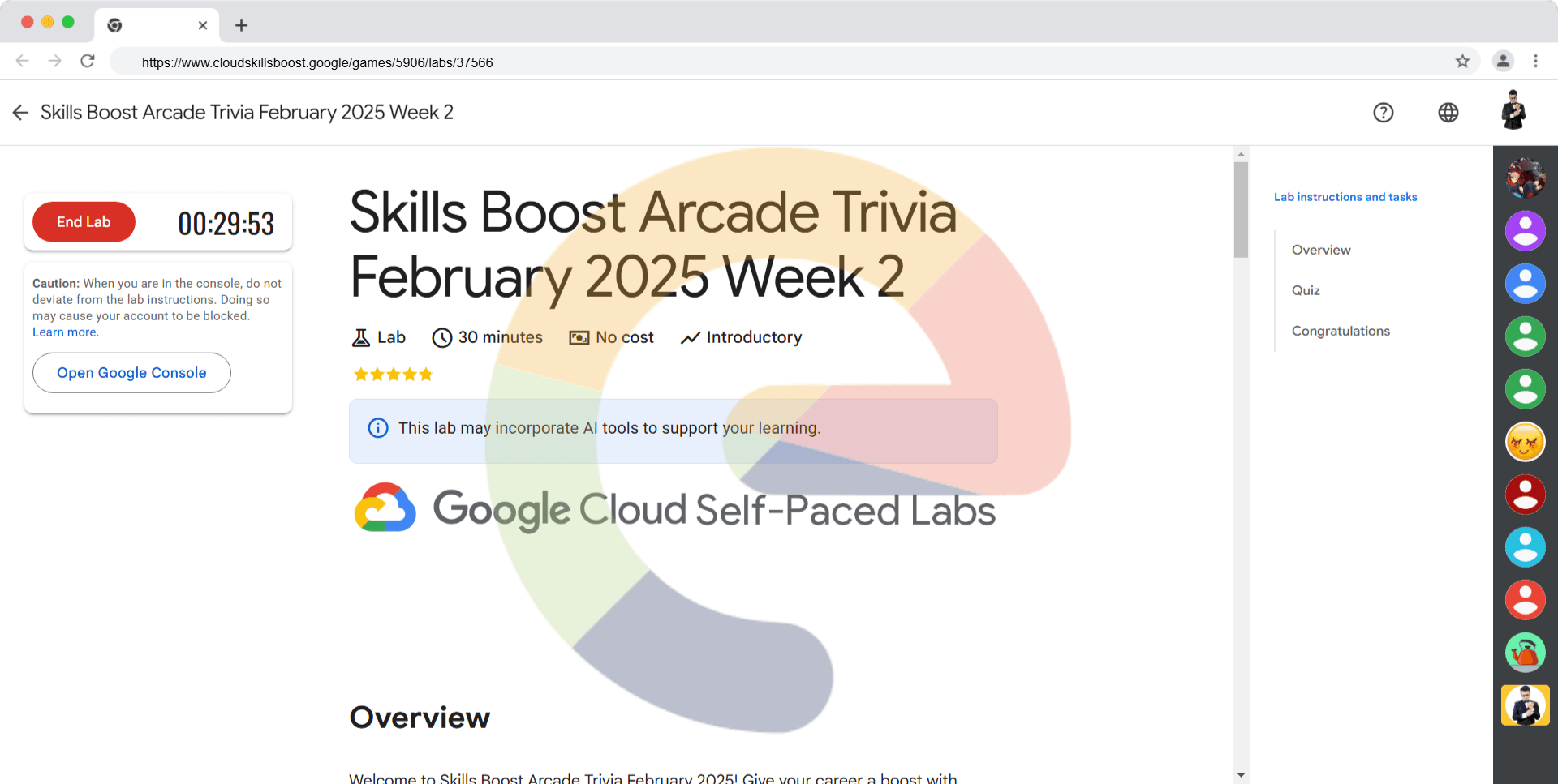 Skills Boost Arcade Trivia February 2025 Week 2