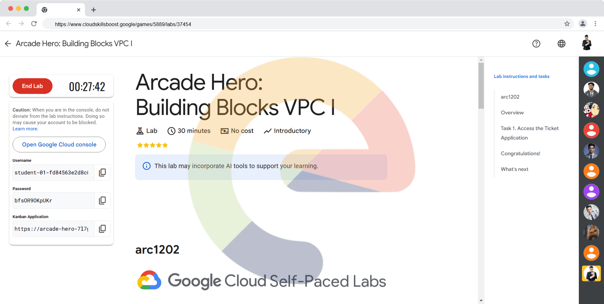 Arcade Hero: Building Blocks VPC I - ARC1202