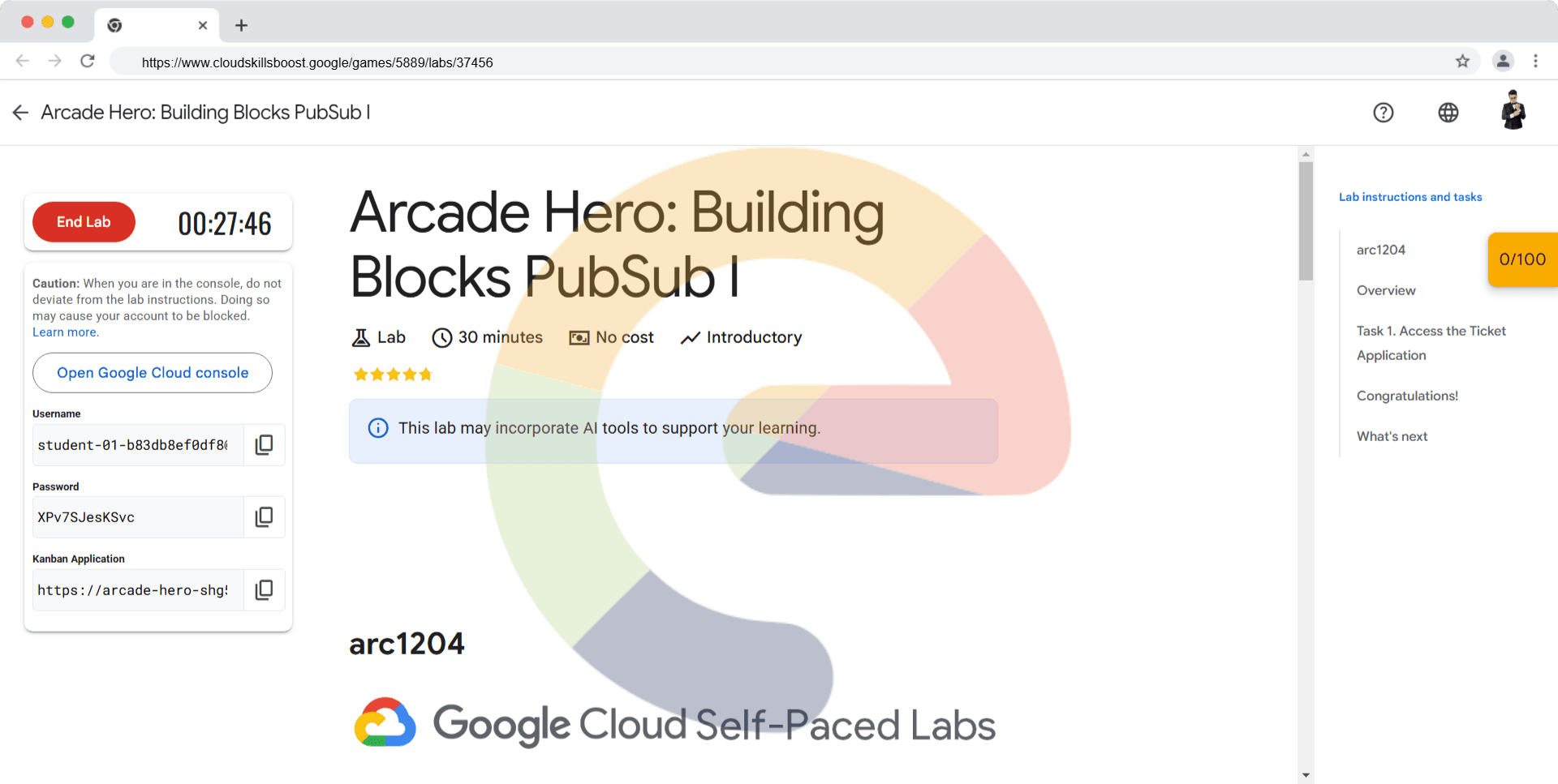 Arcade Hero: Building Blocks PubSub I - ARC1204