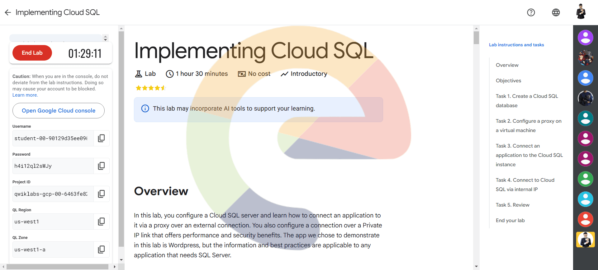 Implementing Cloud SQL (Solution)