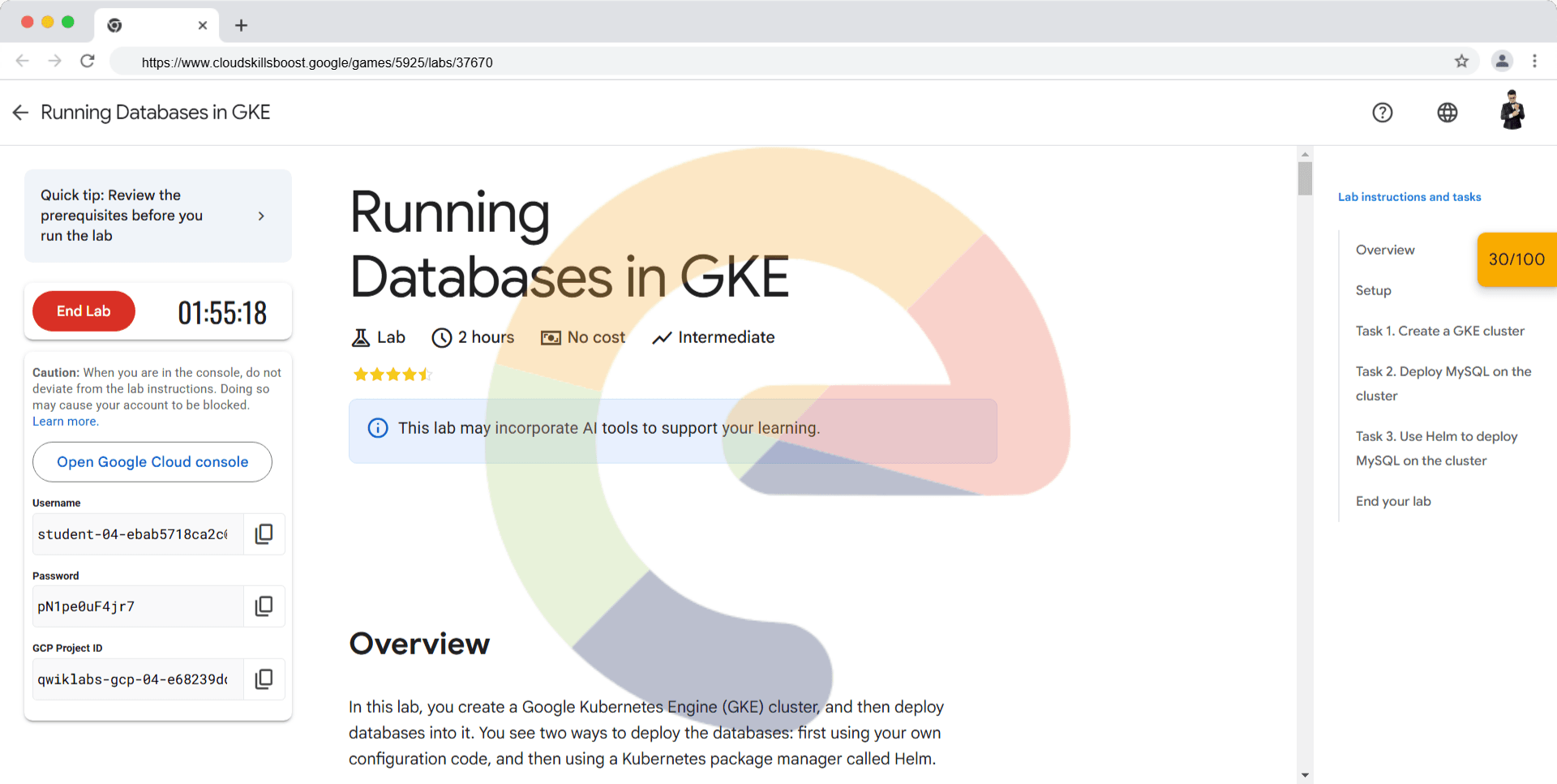 Running Databases in GKE (Solution)