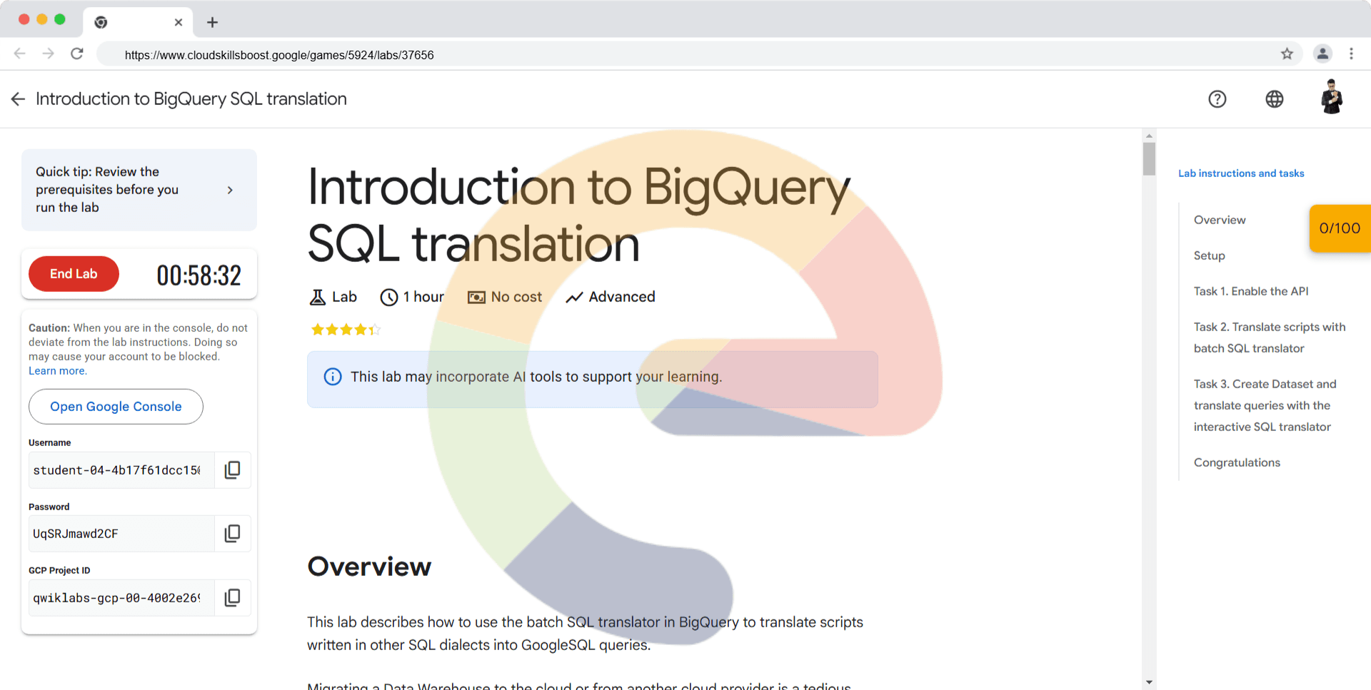 Introduction to BigQuery SQL translation (Solution)