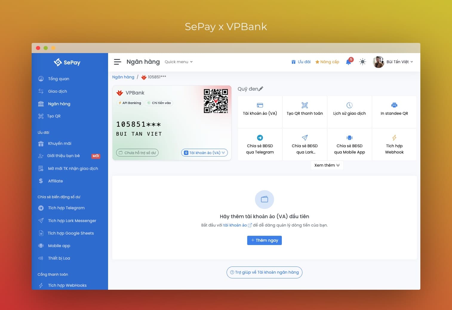 SePay x VPBank: Chính thức hợp tác