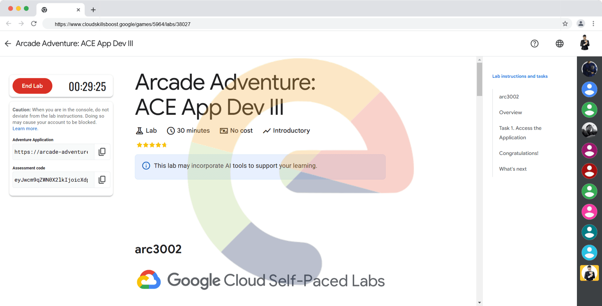 Arcade Adventure: ACE App Dev III - arc3002