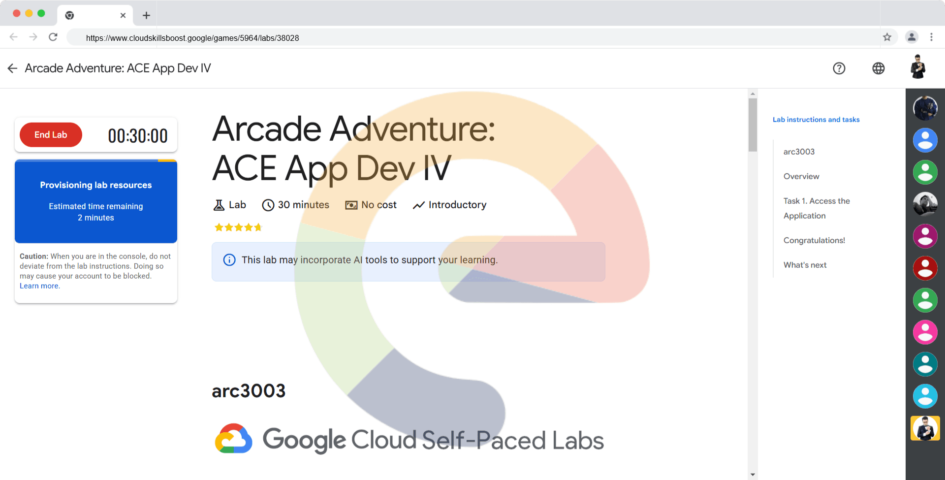 Arcade Adventure: ACE App Dev IV - arc3003