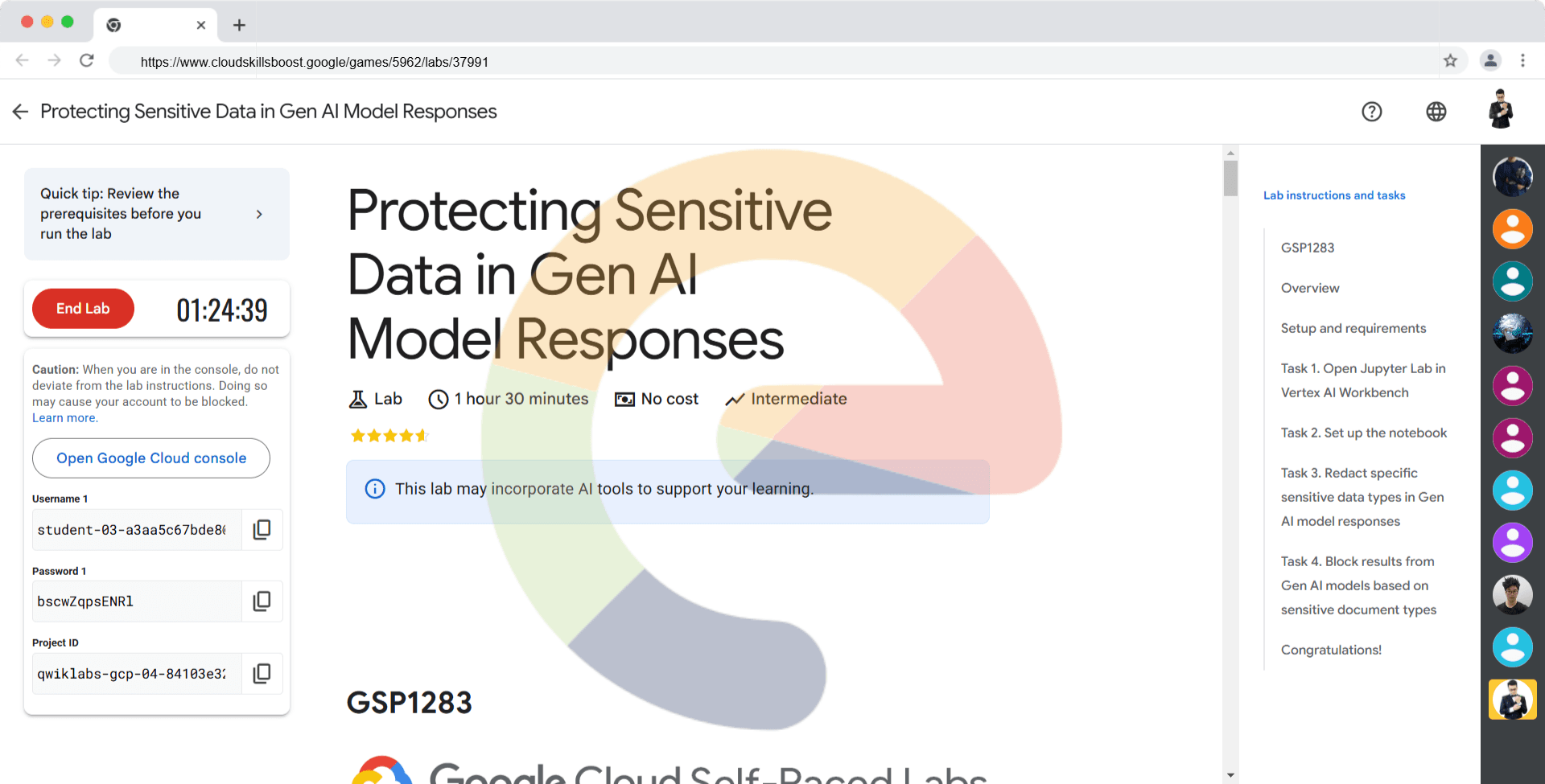 Protecting Sensitive Data in Gen AI Model Responses - GSP1283