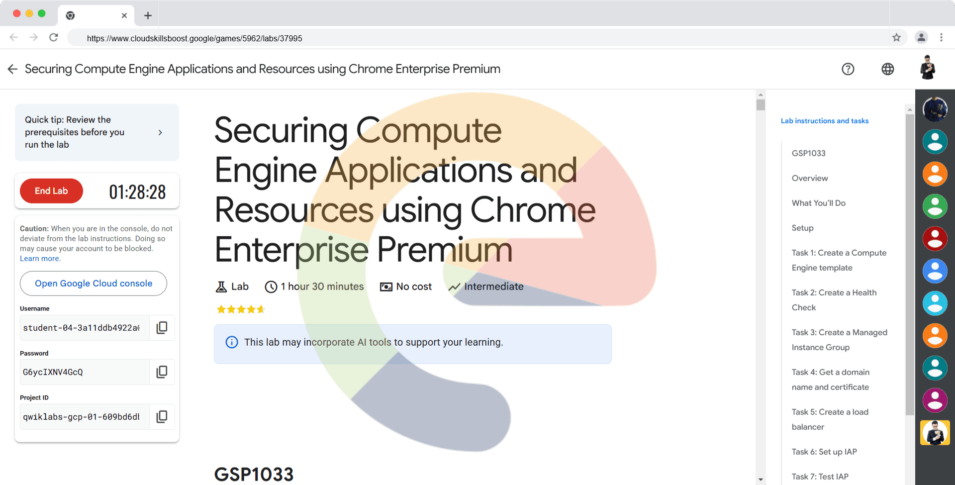 Securing Compute Engine Applications and Resources using Chrome Enterprise Premium - GSP1033