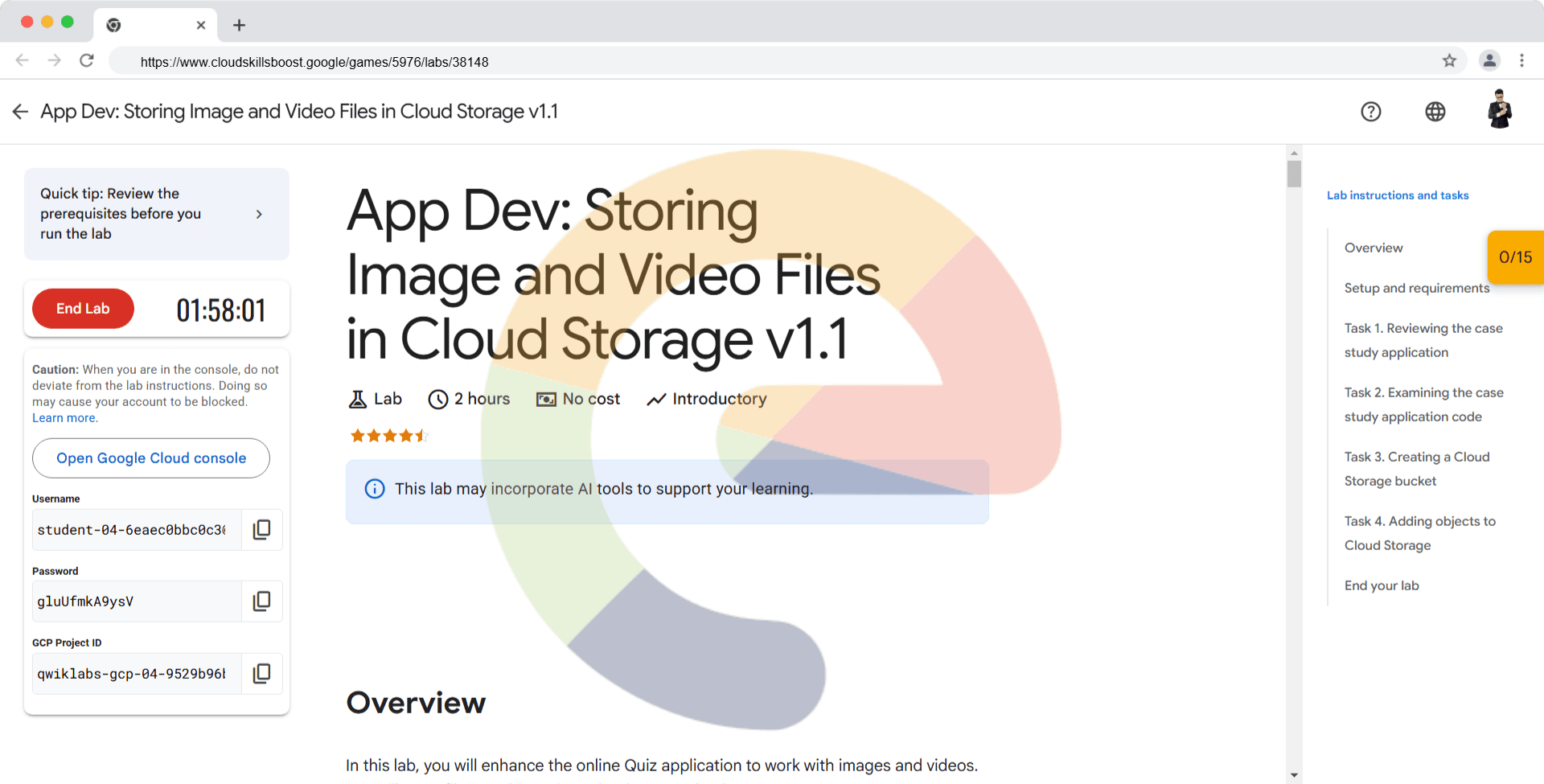 App Dev: Storing Image and Video Files in Cloud Storage v1.1 (Solution)