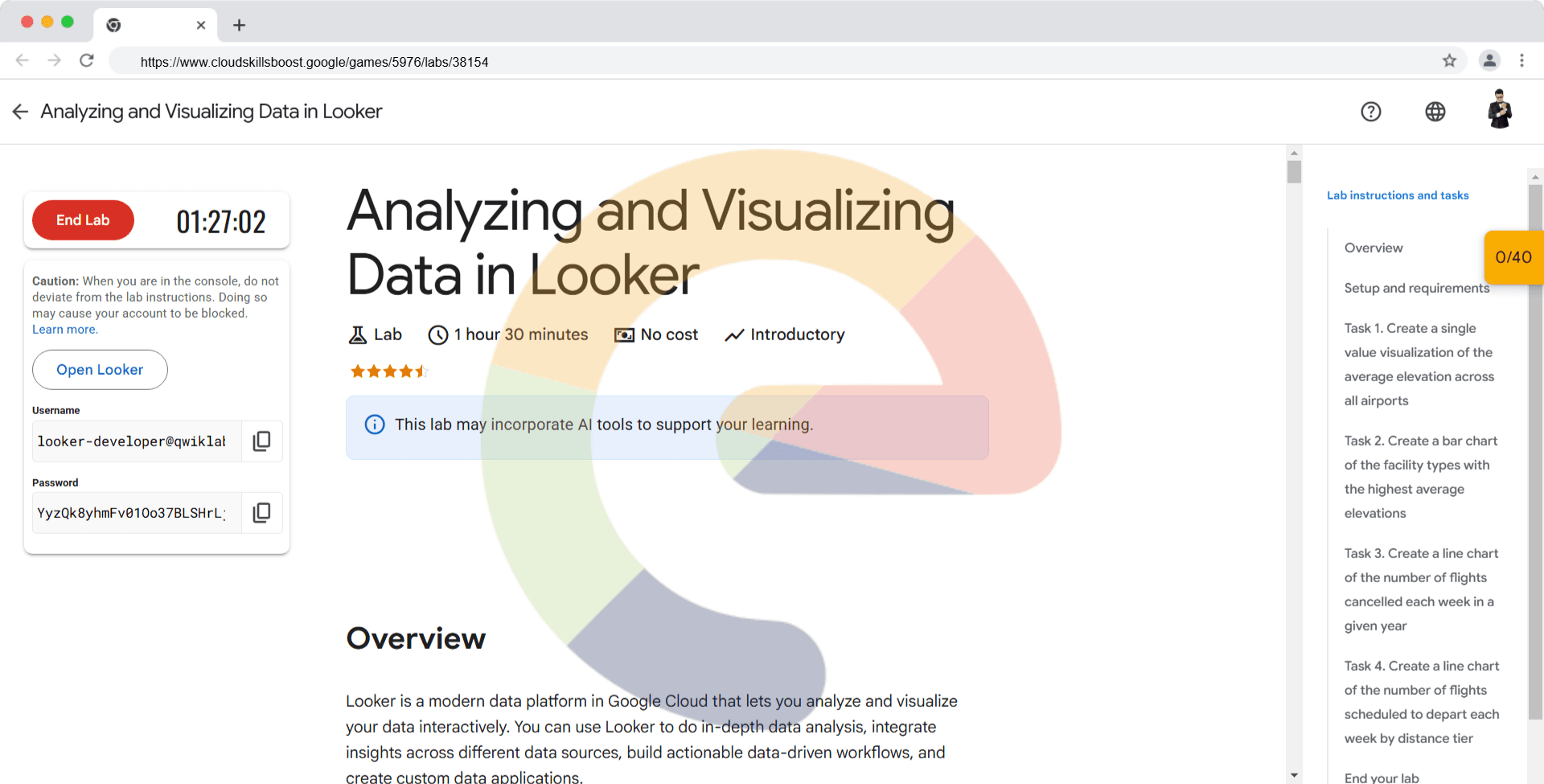 Analyzing and Visualizing Data in Looker (Solution)