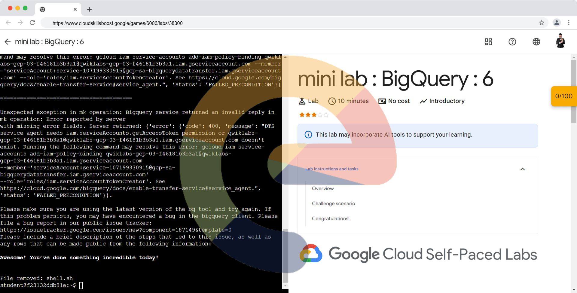 mini lab : BigQuery : 6 (Solution)