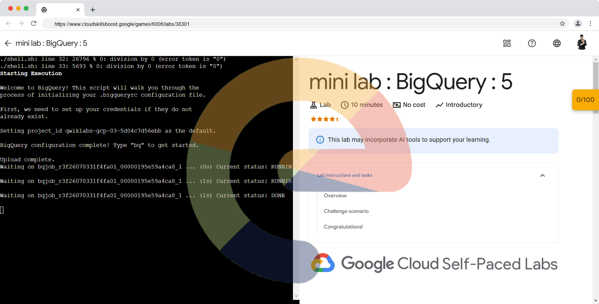 mini lab : BigQuery : 5 (Solution)
