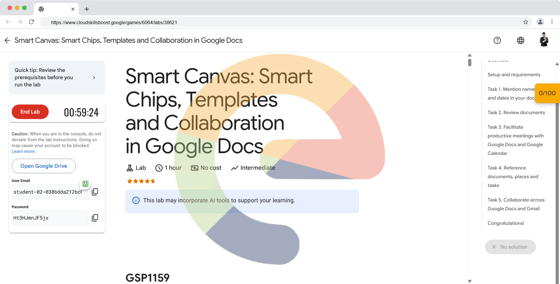 Smart Canvas: Smart Chips, Templates and Collaboration in Google Docs - GSP1159