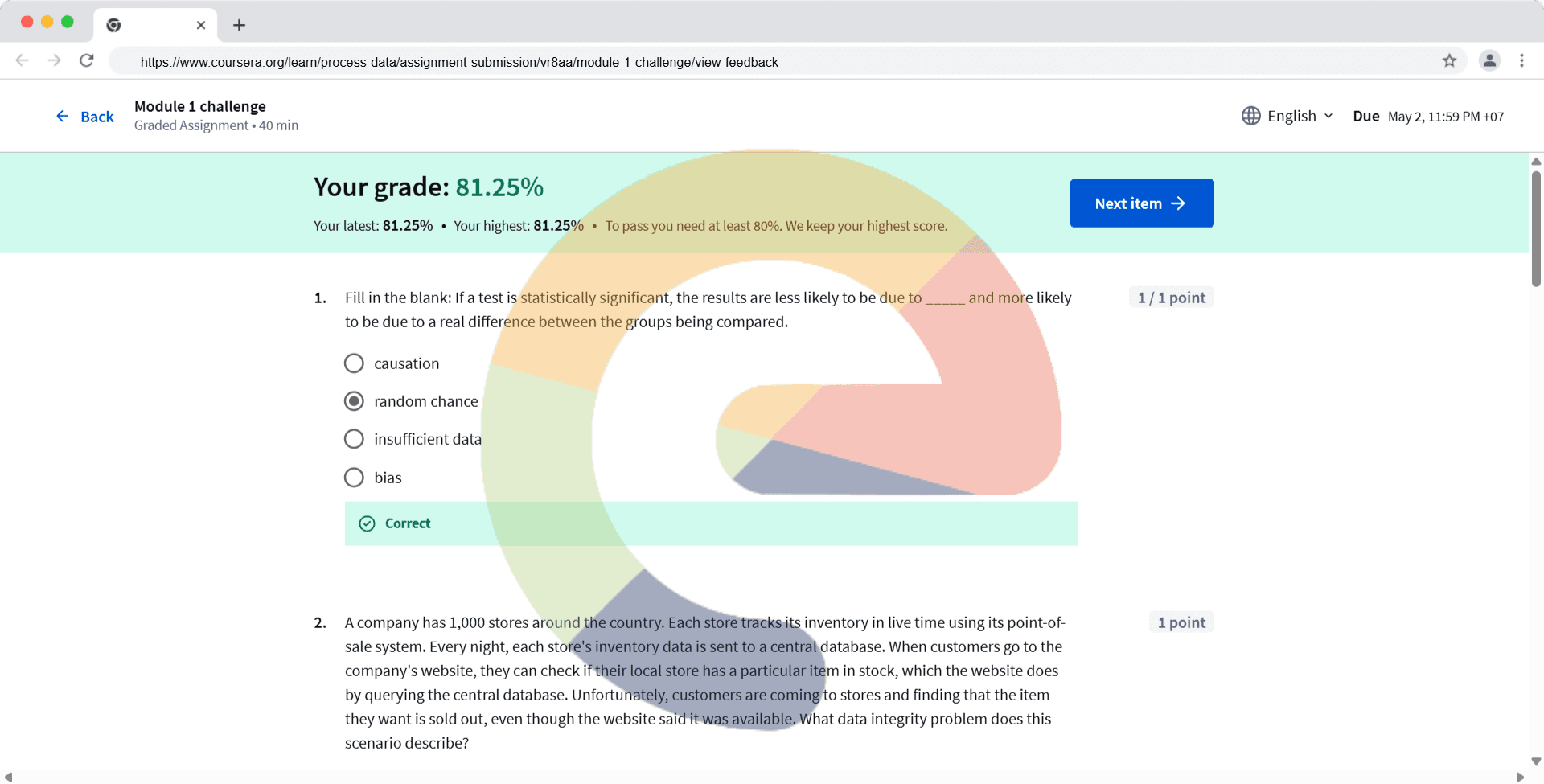 Process Data from Dirty to Clean - Module 1 challenge