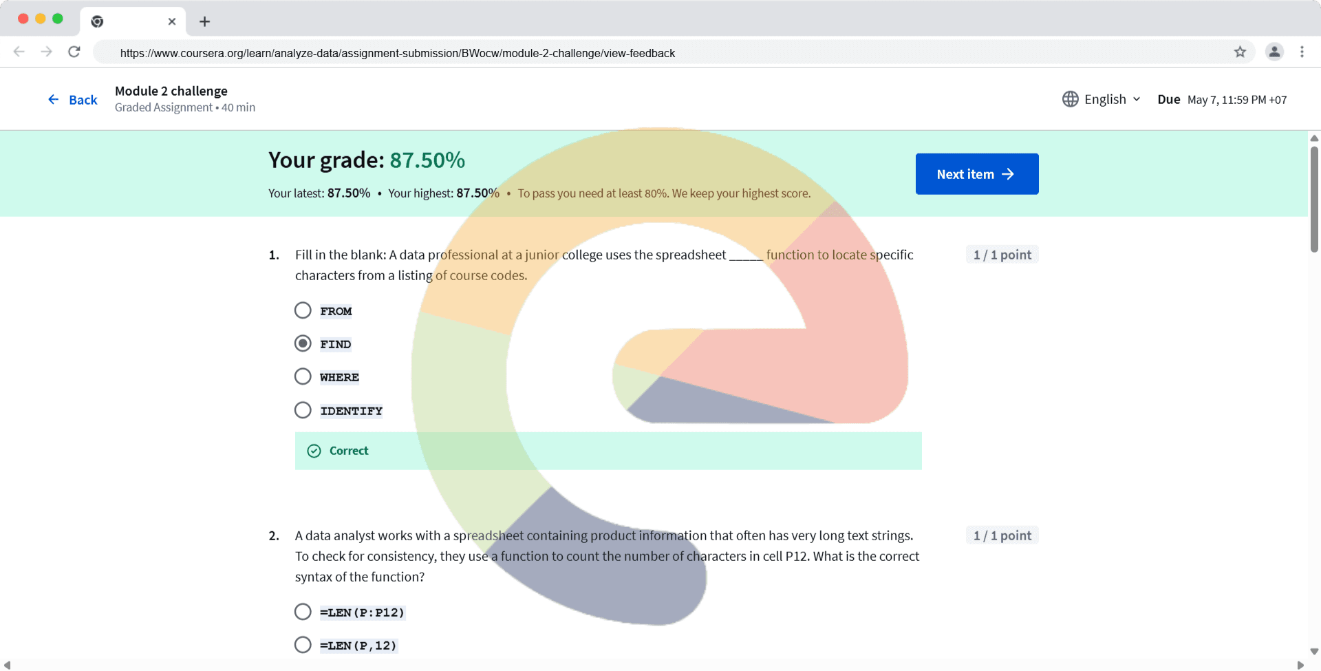 Analyze Data to Answer Questions - Module 2 challenge