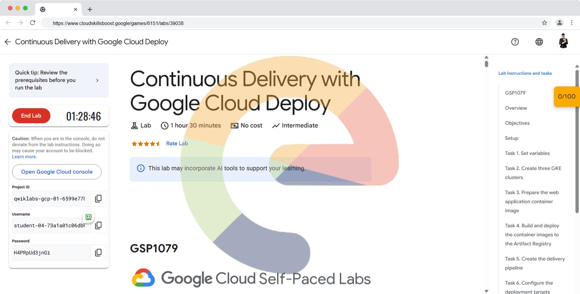 Continuous Delivery with Google Cloud Deploy - GSP1079