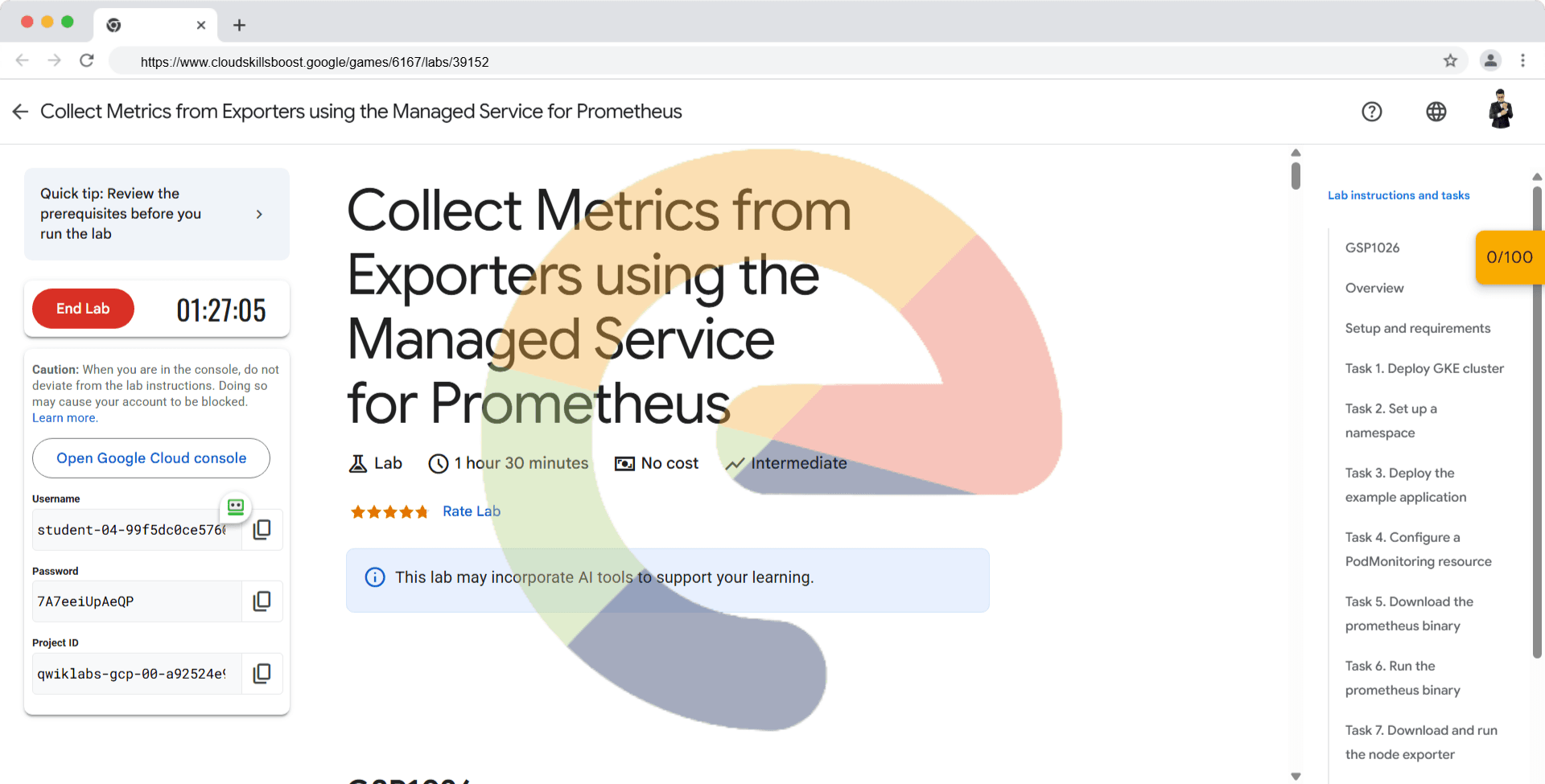 Collect Metrics from Exporters using the Managed Service for Prometheus - GSP1026