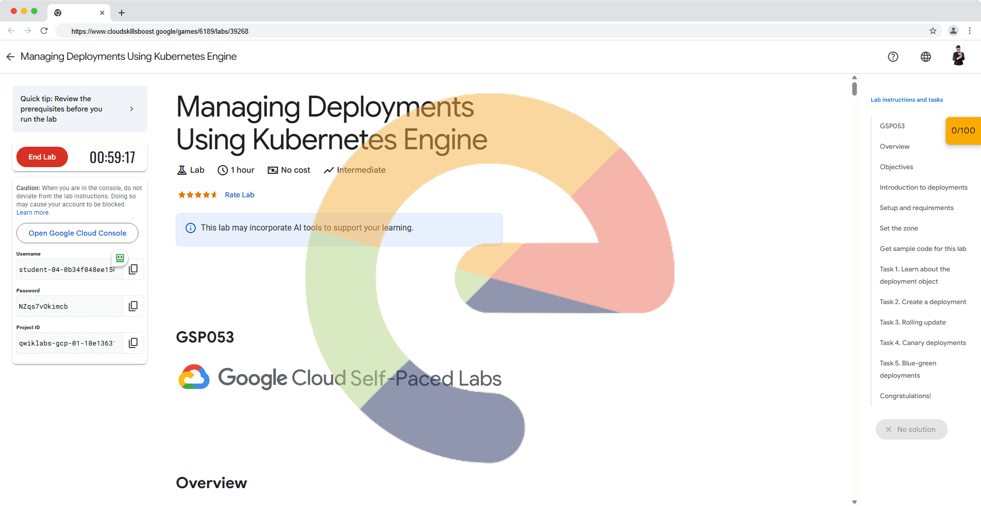 Managing Deployments Using Kubernetes Engine - GSP053