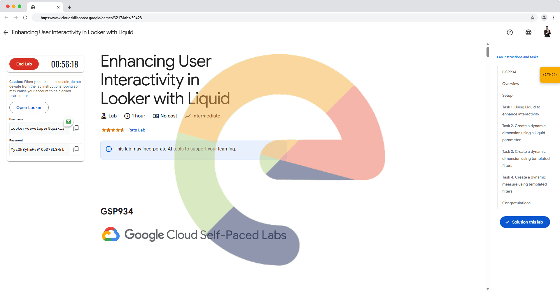 Enhancing User Interactivity in Looker with Liquid - GSP934