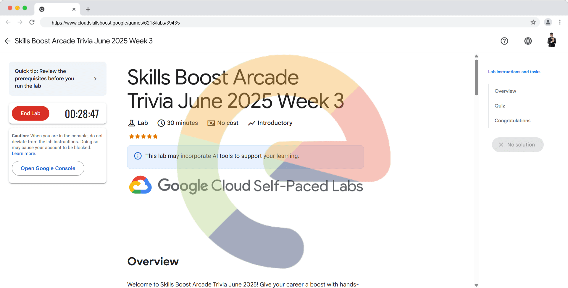 Skills Boost Arcade Trivia June 2025 Week 3 (Solution)