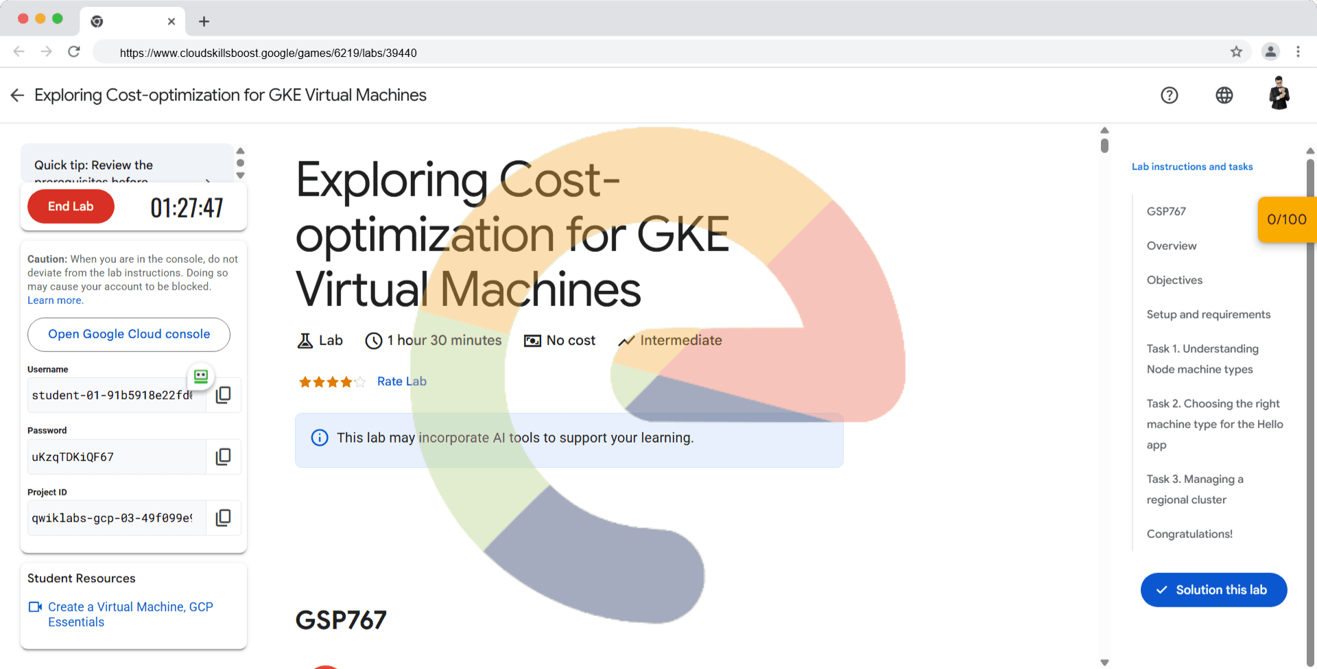 Exploring Cost-optimization for GKE Virtual Machines - GSP767