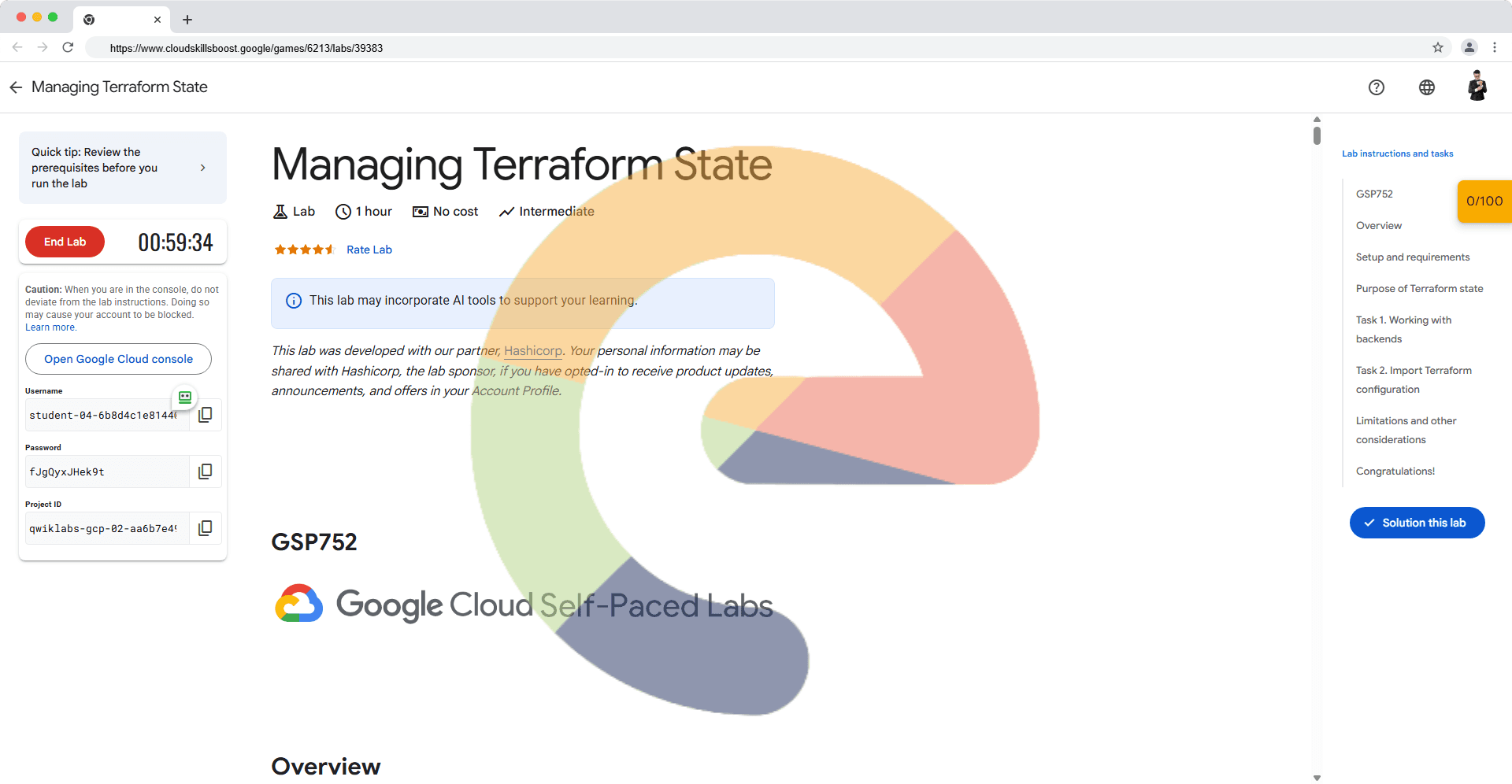 Managing Terraform State - GSP752