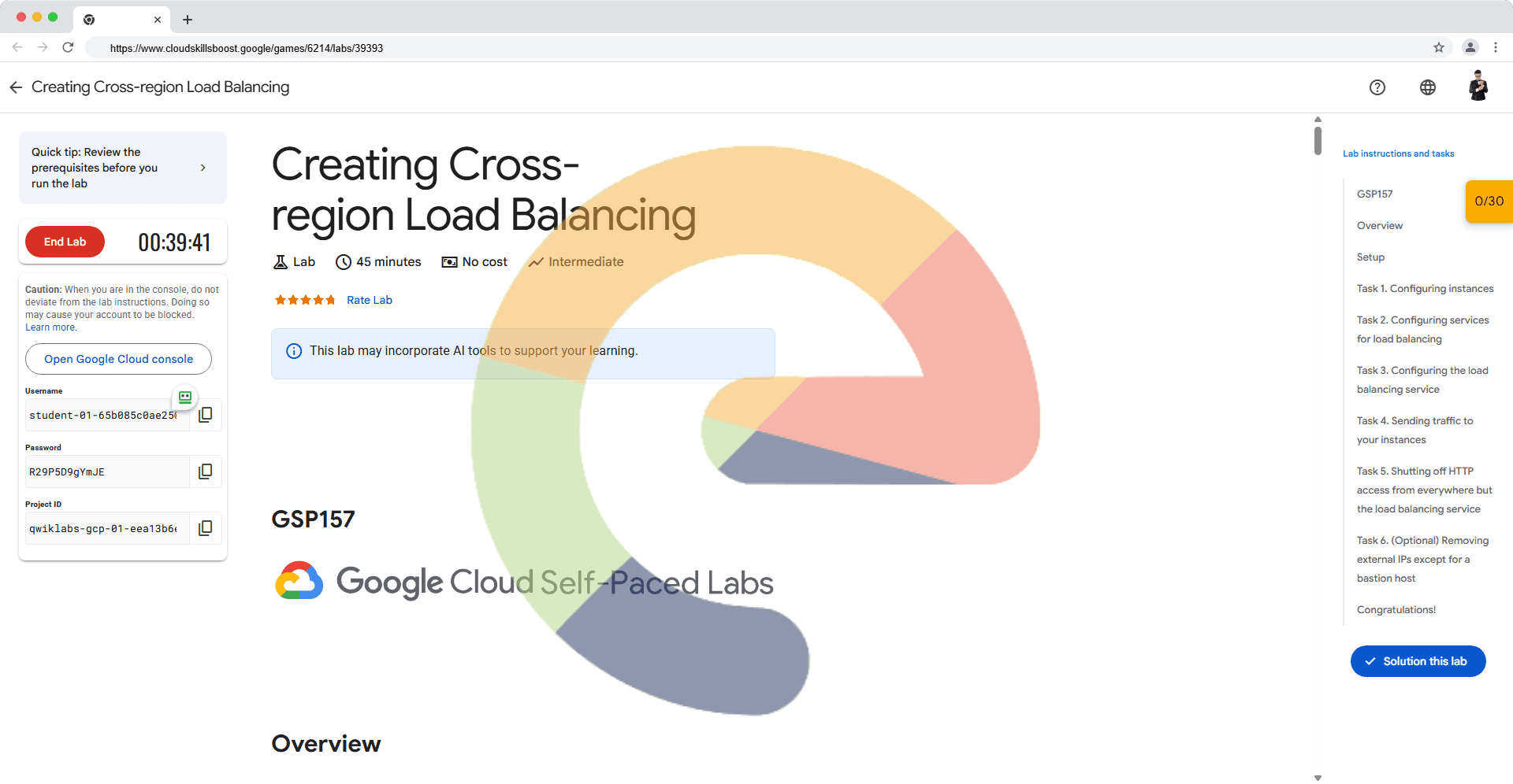Creating Cross-region Load Balancing - GSP157